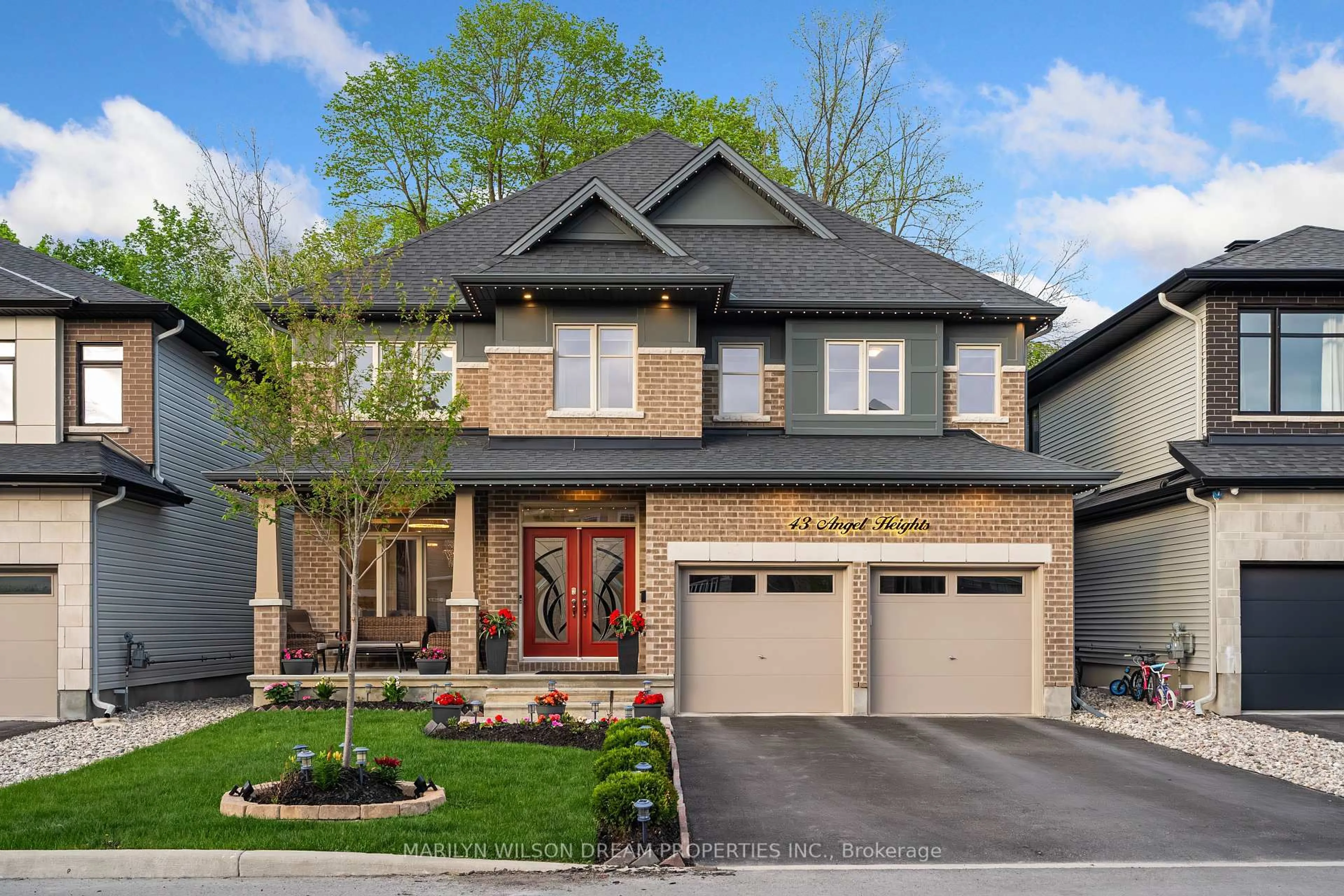 Home with brick exterior material, street for 43 Angel Hts, Stittsville Ontario K2S 2N2