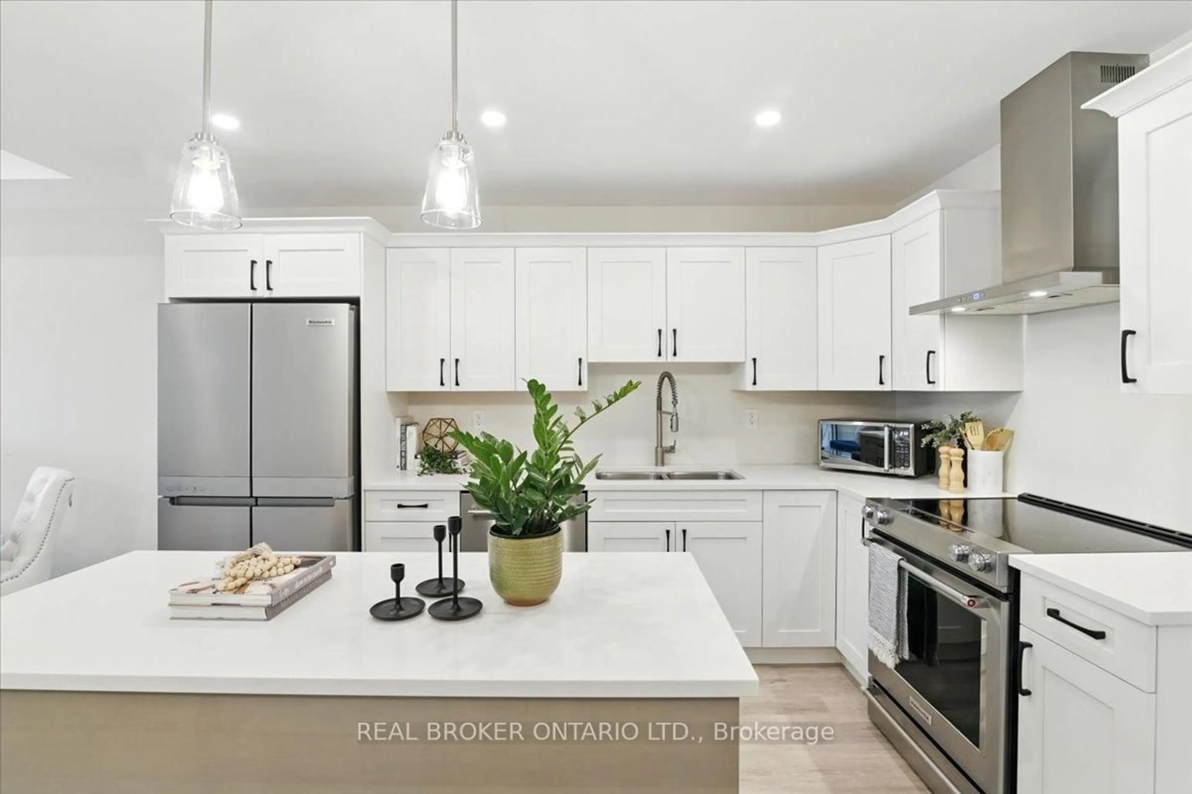Contemporary kitchen, ceramic/tile floor for 511 Hayward St, Cobourg Ontario K9A 1M6