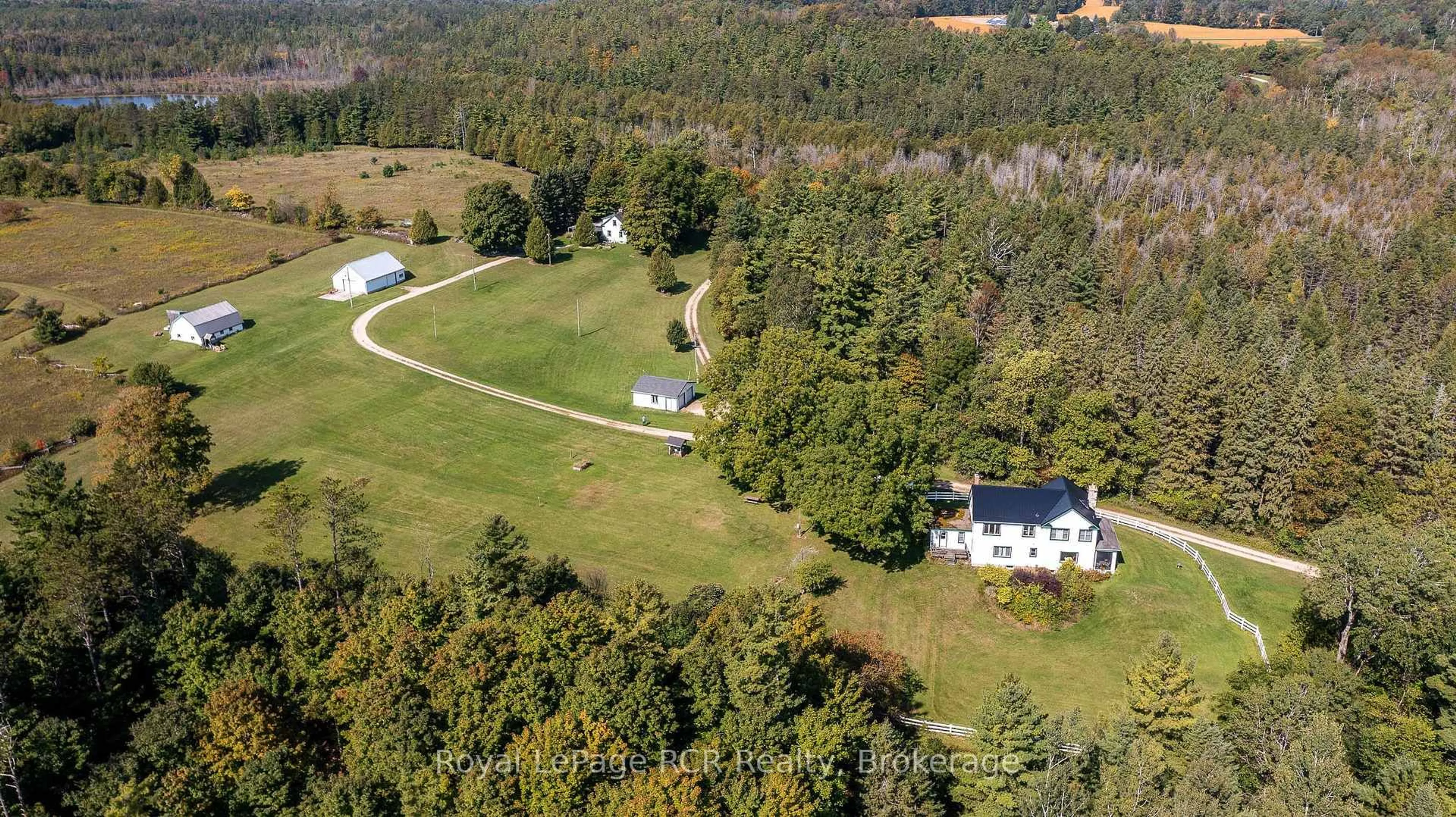 A pic from outside/outdoor area/front of a property/back of a property/a pic from drone, unknown for 716612 West Back Line, Chatsworth Ontario N0H 1R0