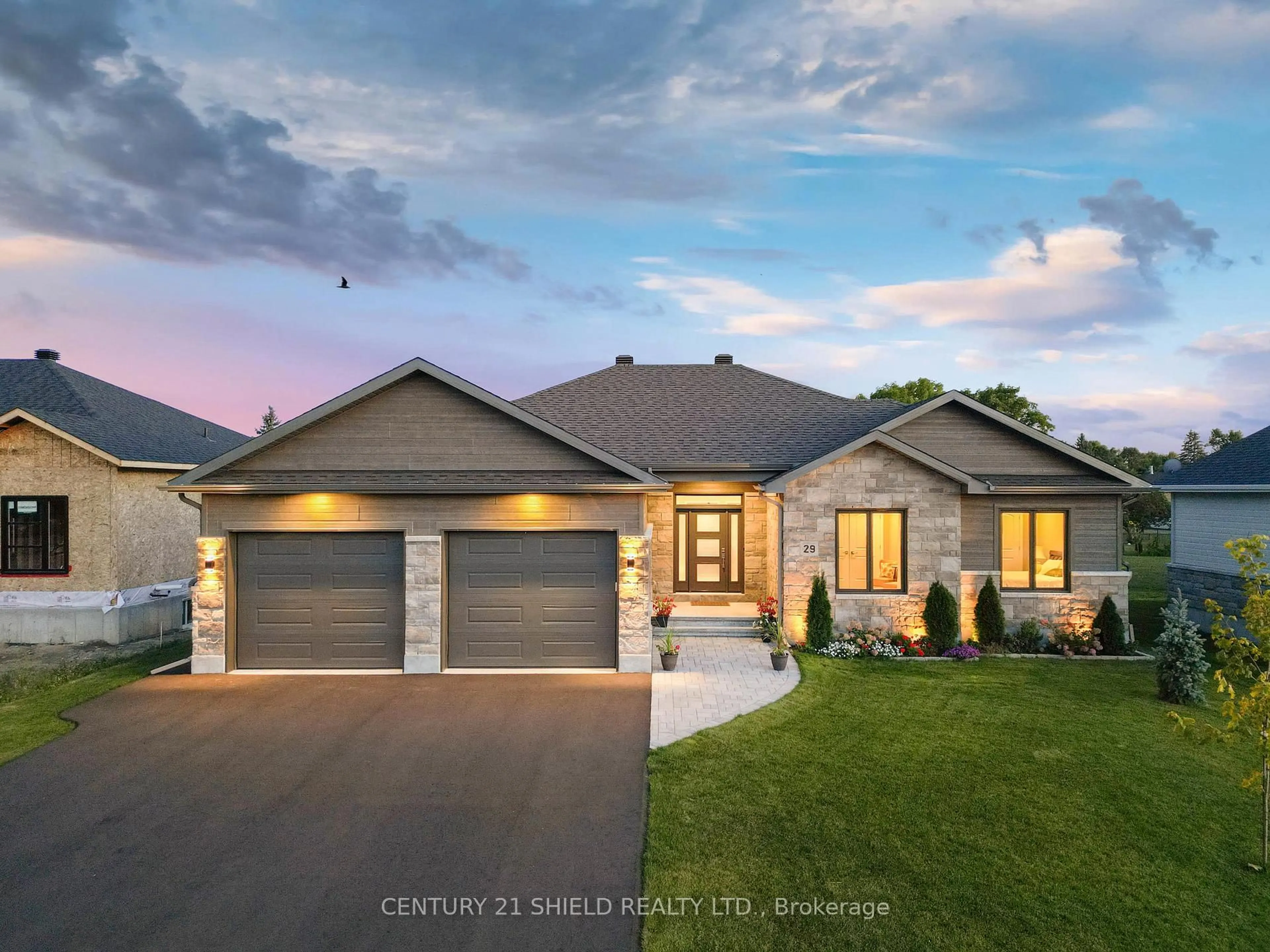 Home with brick exterior material, street for 29 Whitetail Ave, South Stormont Ontario K0C 1P0