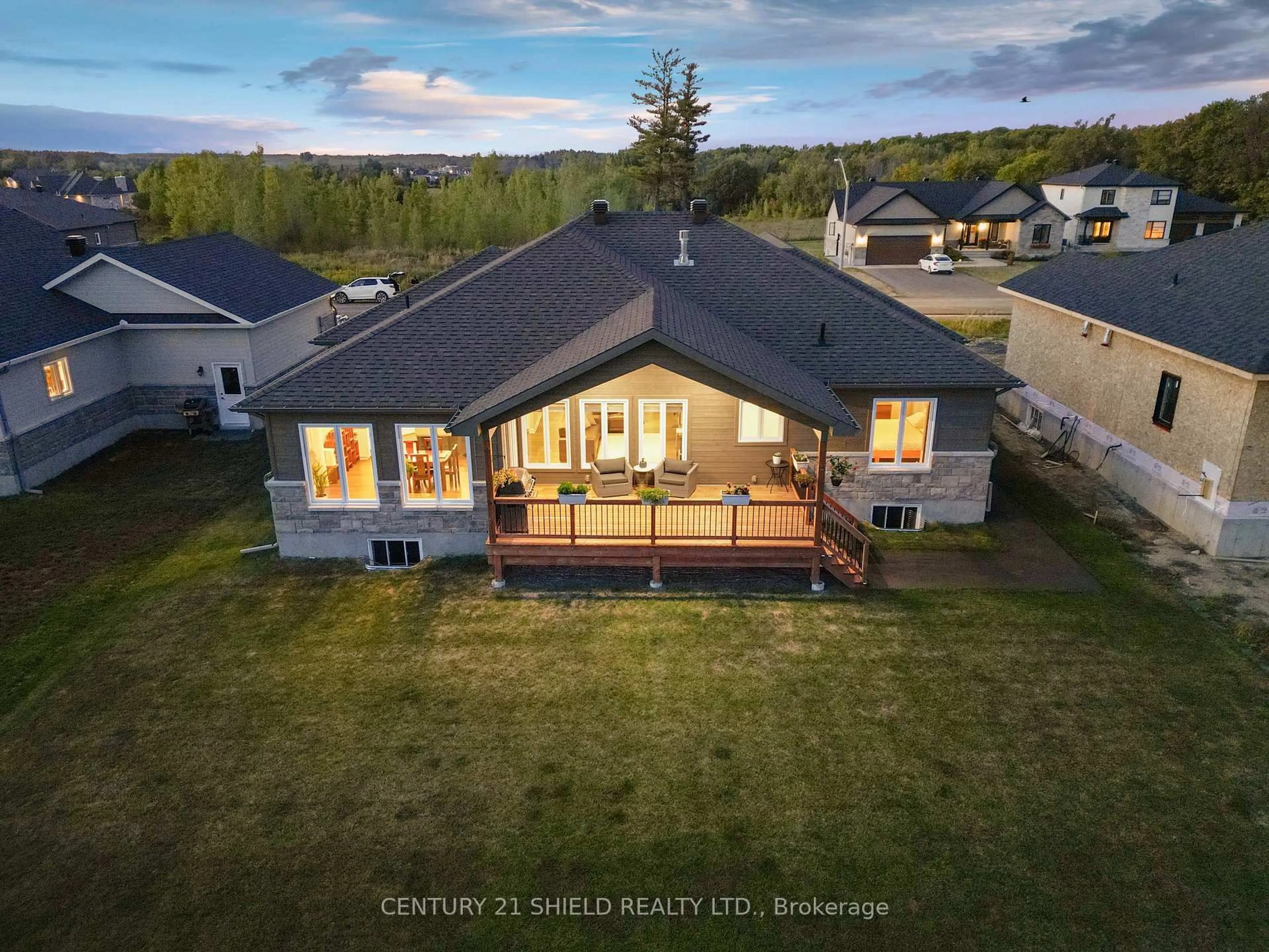 A pic from outside/outdoor area/front of a property/back of a property/a pic from drone, unknown for 29 Whitetail Ave, South Stormont Ontario K0C 1P0