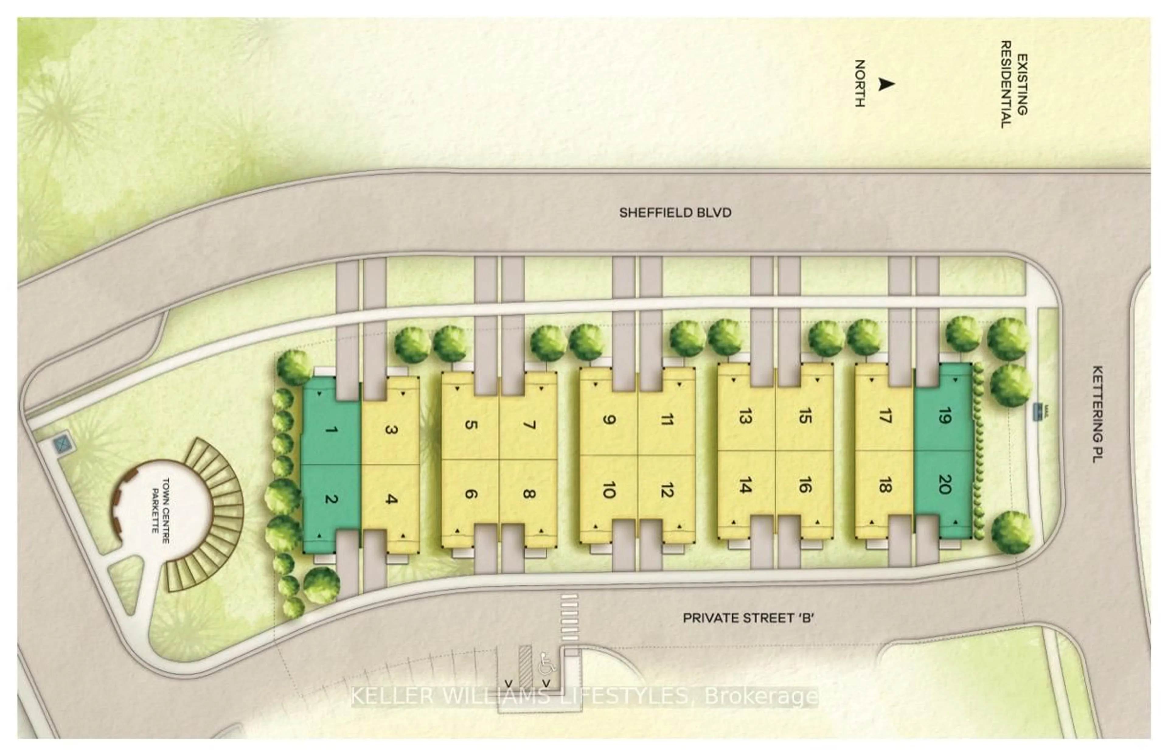 Floor plan for 2605 Kettering Pl #18, London South Ontario N6M 0G4