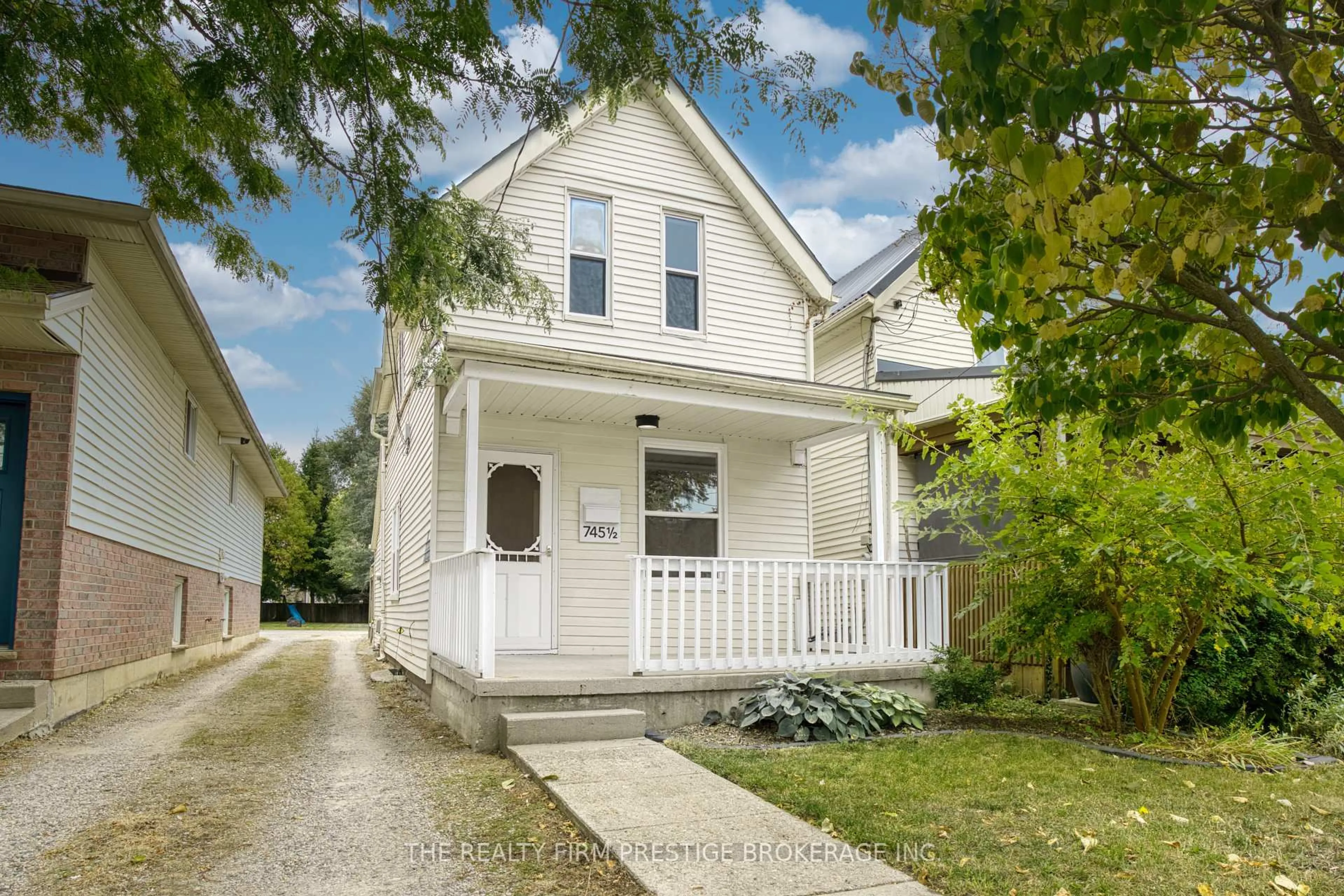 Home with vinyl exterior material, street for 745 1/2 Little Grey St, London East Ontario N5Z 1P2