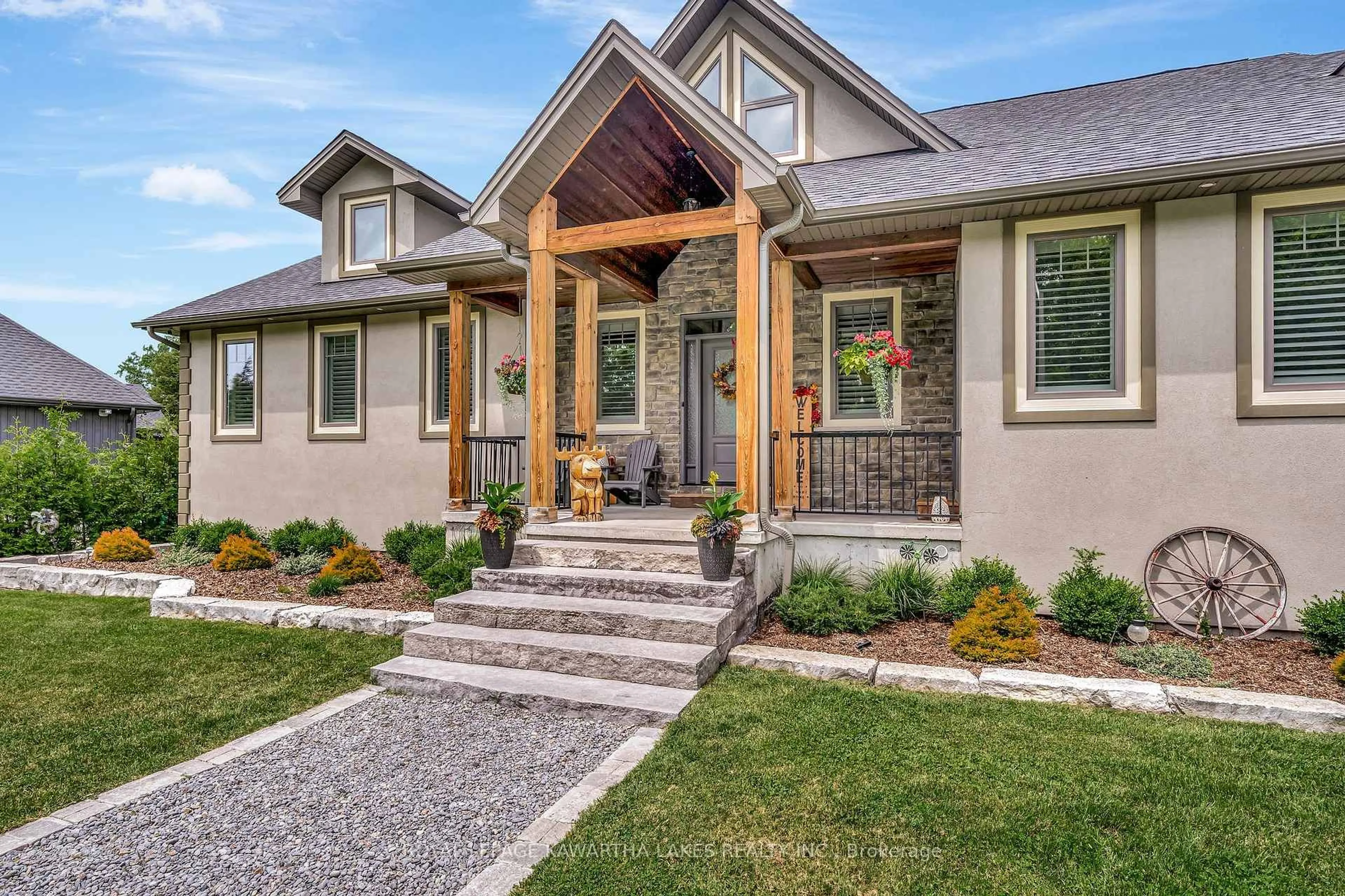 Home with brick exterior material, mountain view for 29 Rustlewood Ave, Kawartha Lakes Ontario L0A 1A0