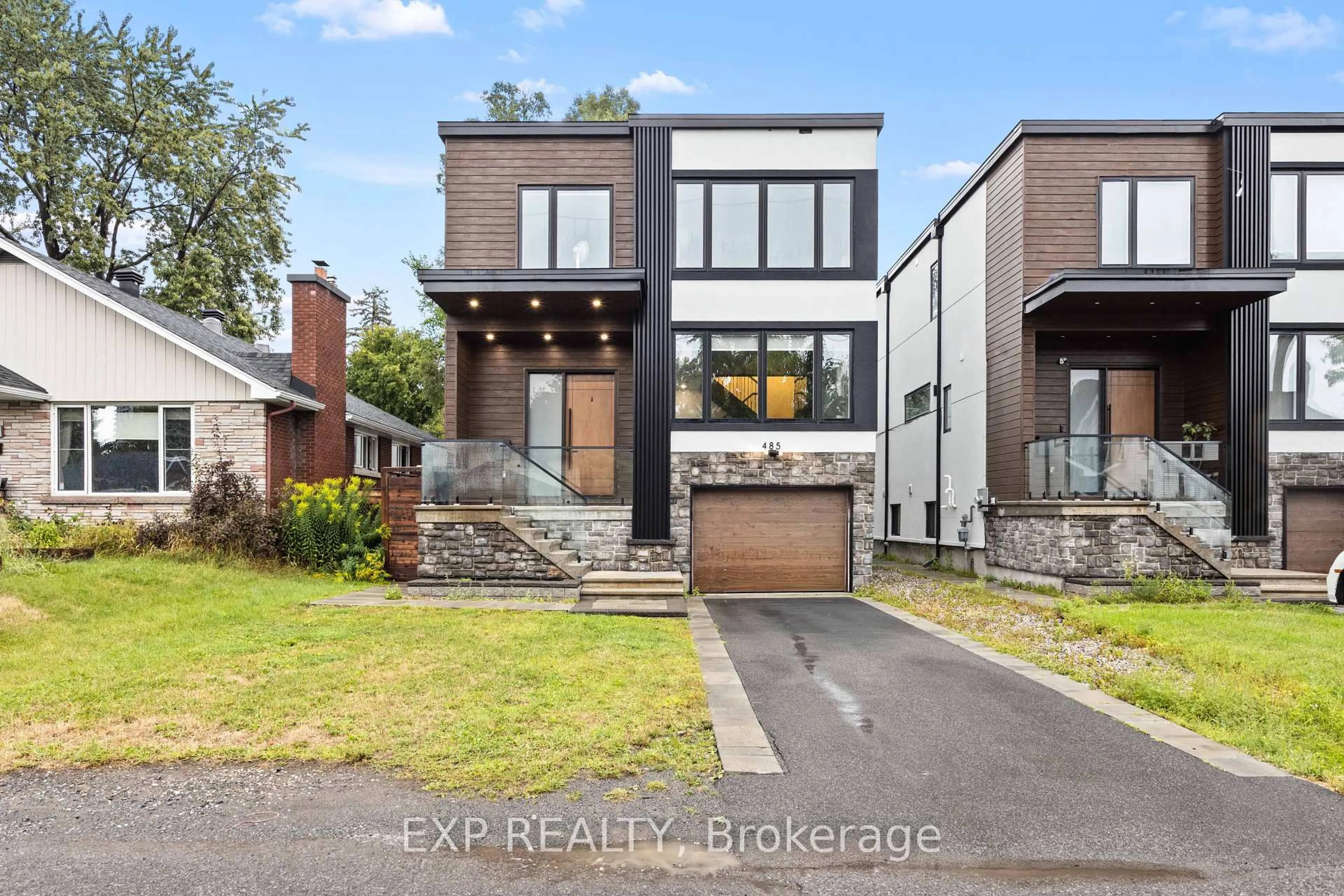 Home with brick exterior material, street for 485 Hartleigh Ave, Ottawa Ontario K2B 5J5