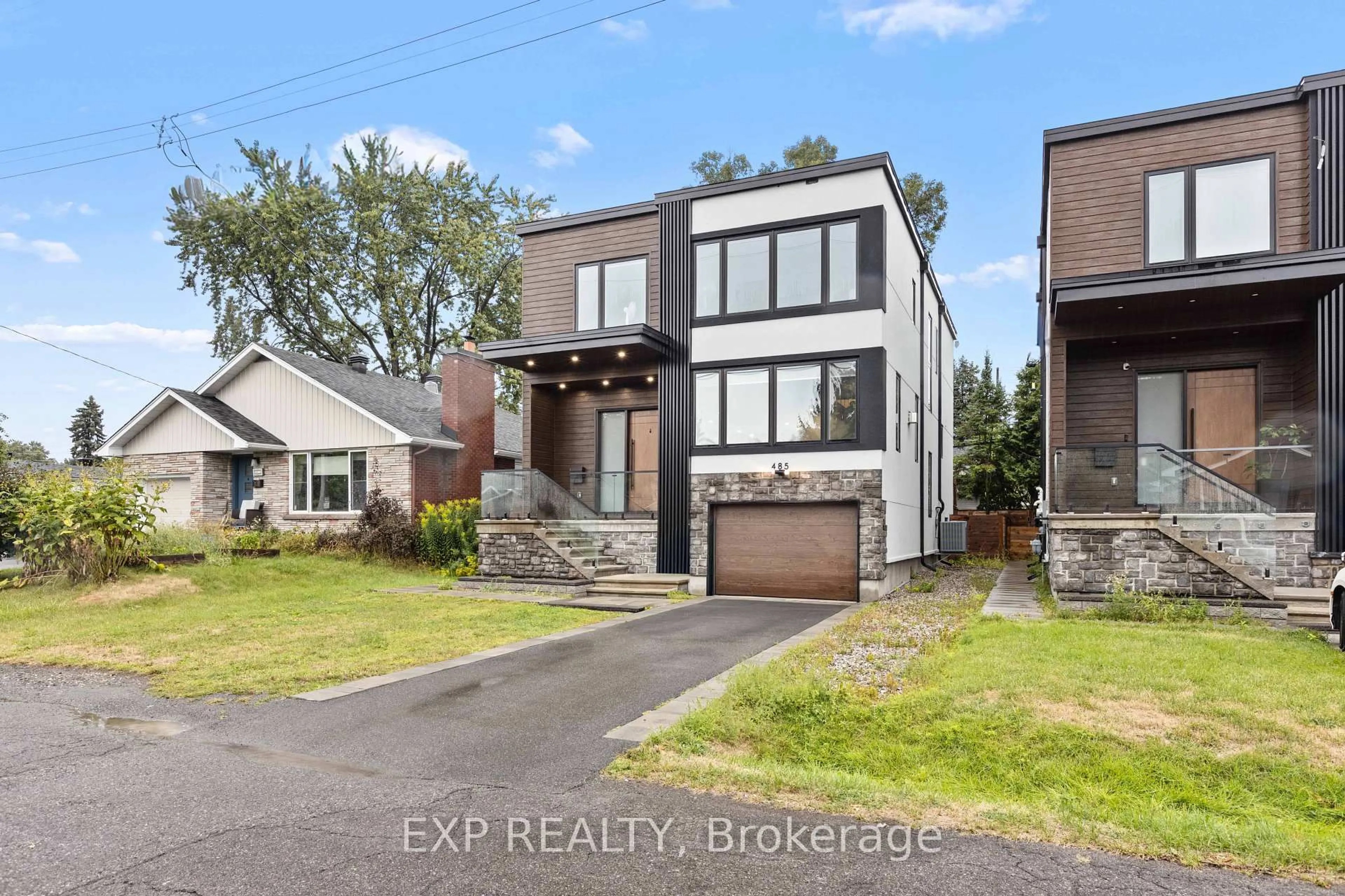 Home with brick exterior material, street for 485 Hartleigh Ave, Ottawa Ontario K2B 5J5