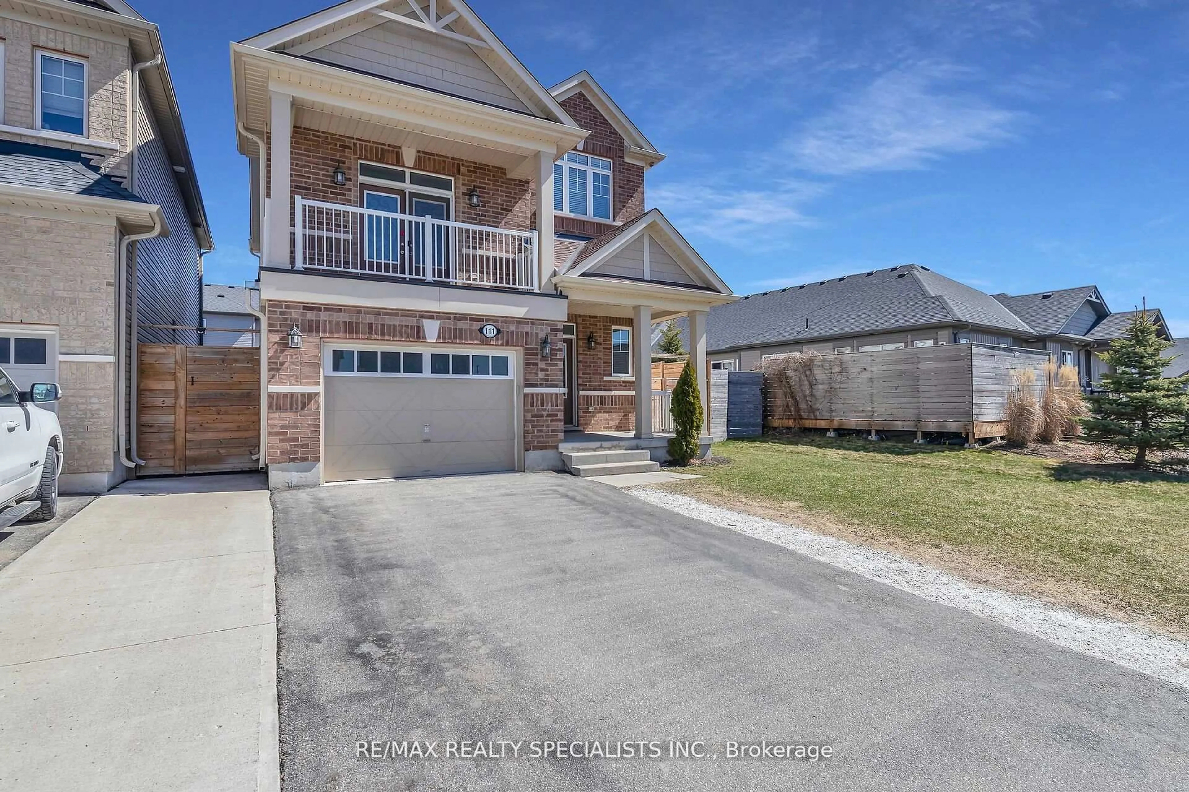 A pic from outside/outdoor area/front of a property/back of a property/a pic from drone, street for 111 Kay Cres, Centre Wellington Ontario N1M 3H6