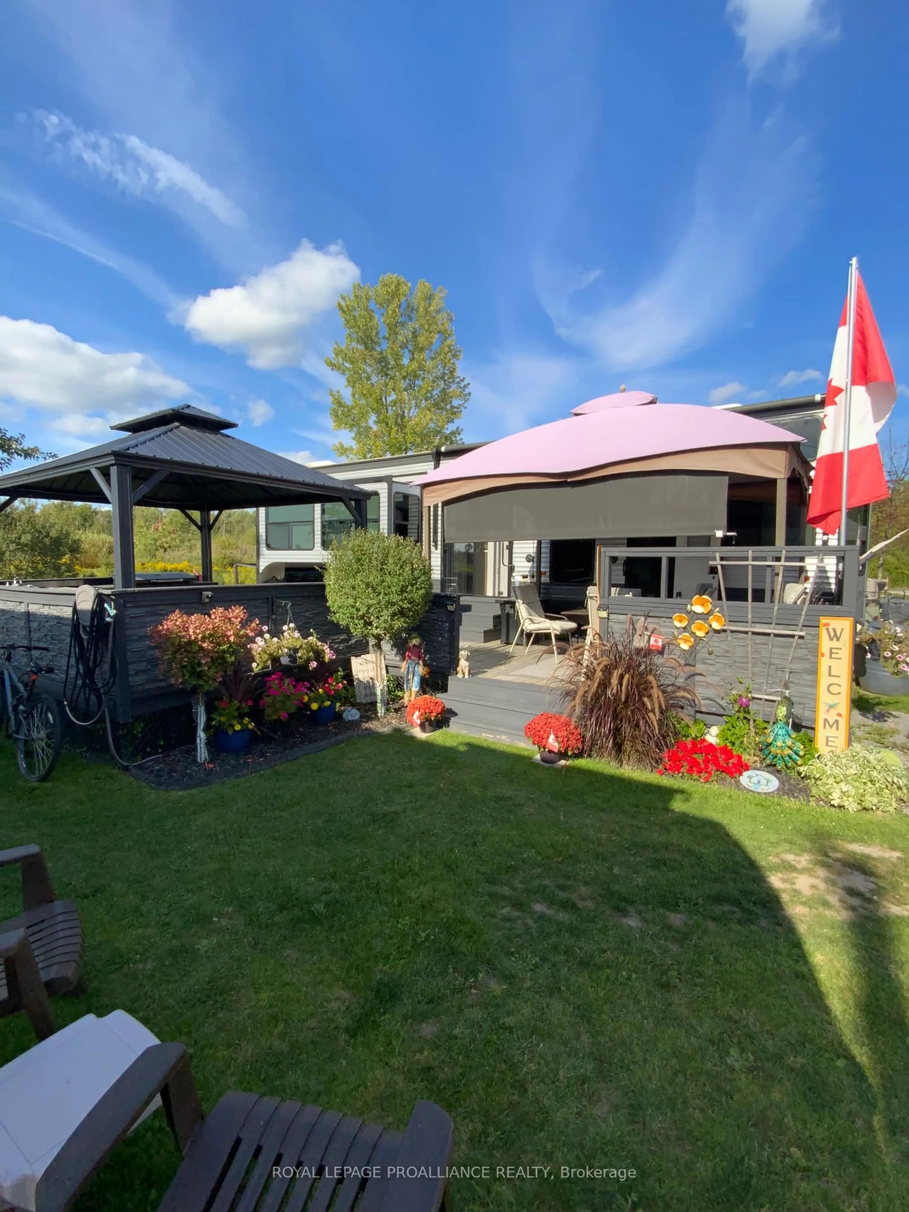 A pic from outside/outdoor area/front of a property/back of a property/a pic from drone, unknown for 9 Island Park, Hastings Ontario K0K 2C0