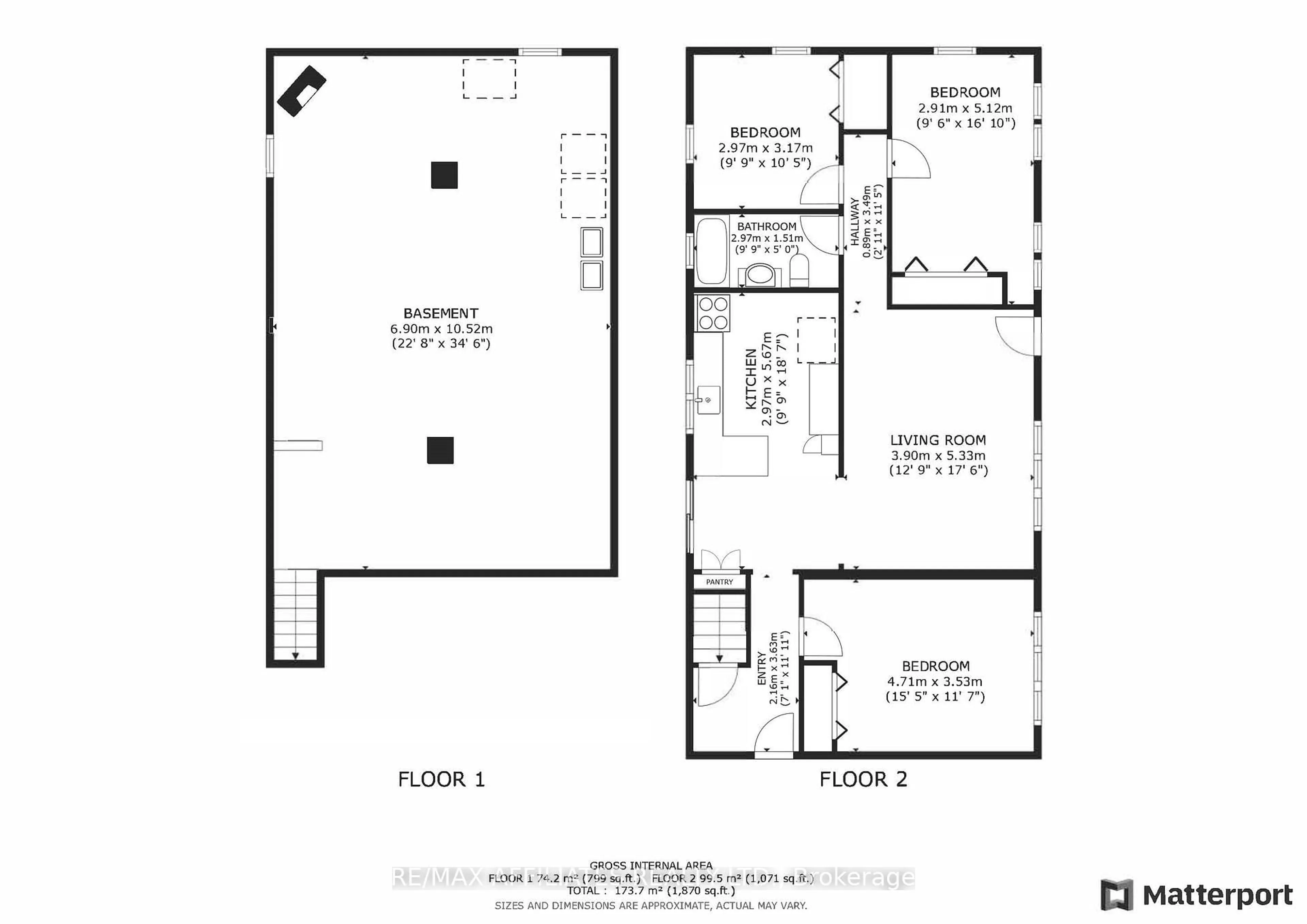 Floor plan for 1249 North Augusta Rd, Brockville Ontario K6V 5T2