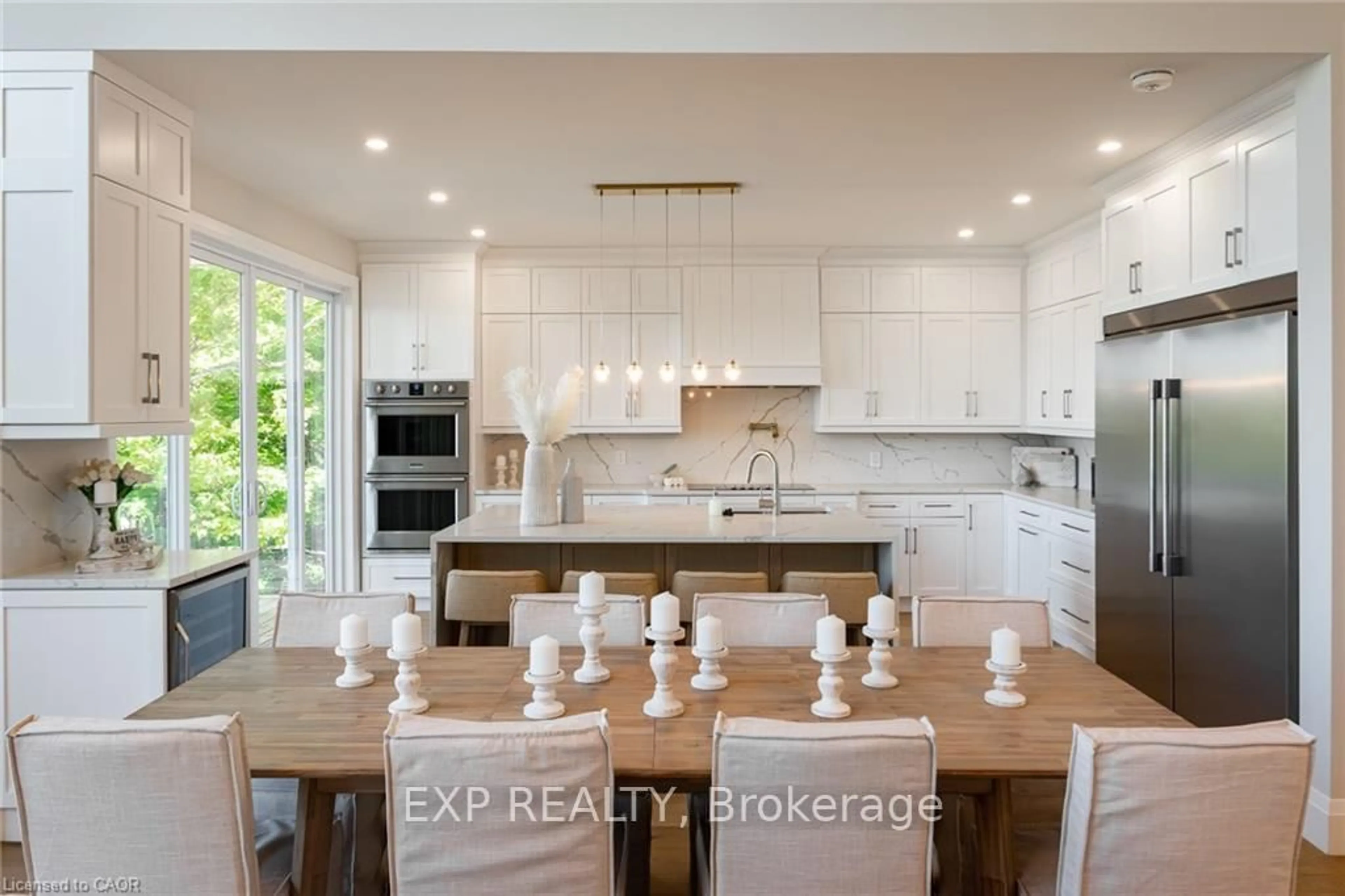 Open concept kitchen, ceramic/tile floor for 1052 Walton Ave, North Perth Ontario N4W 3S2