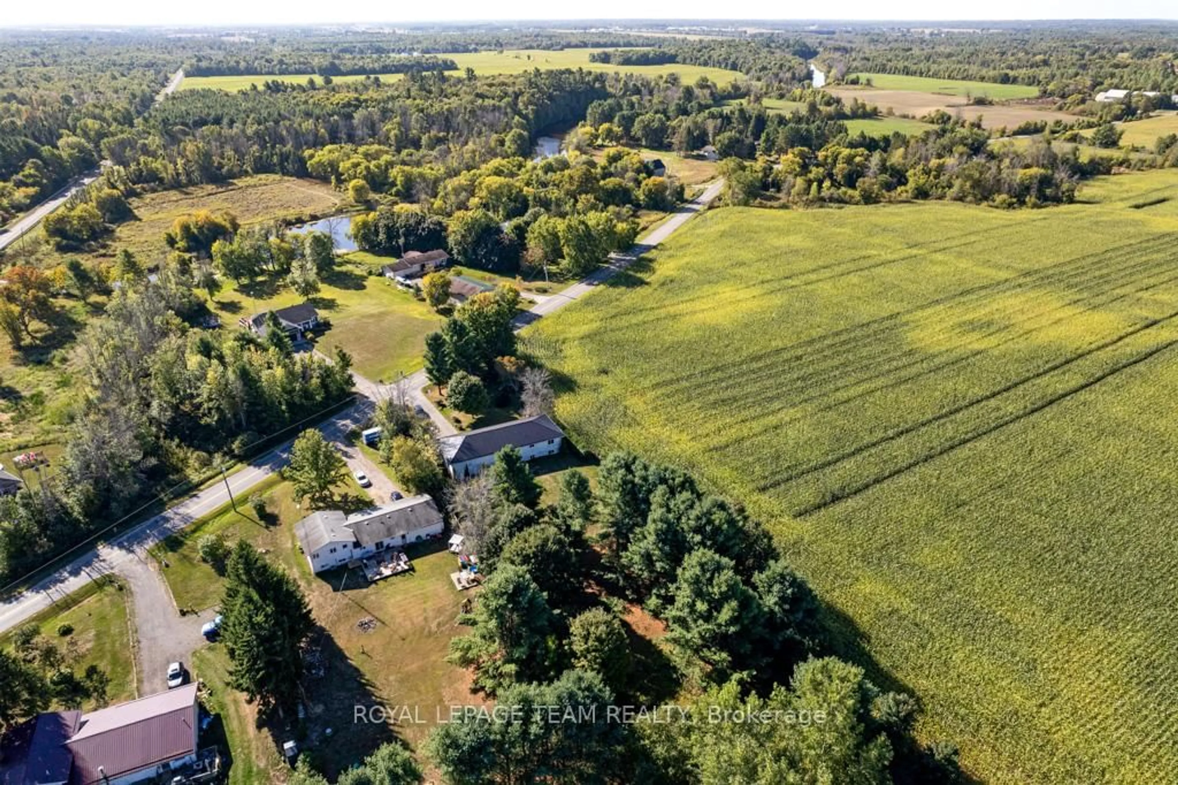 A pic from outside/outdoor area/front of a property/back of a property/a pic from drone, unknown for 712 Hyndman Rd, Edwardsburgh/Cardinal Ontario K0E 1X0