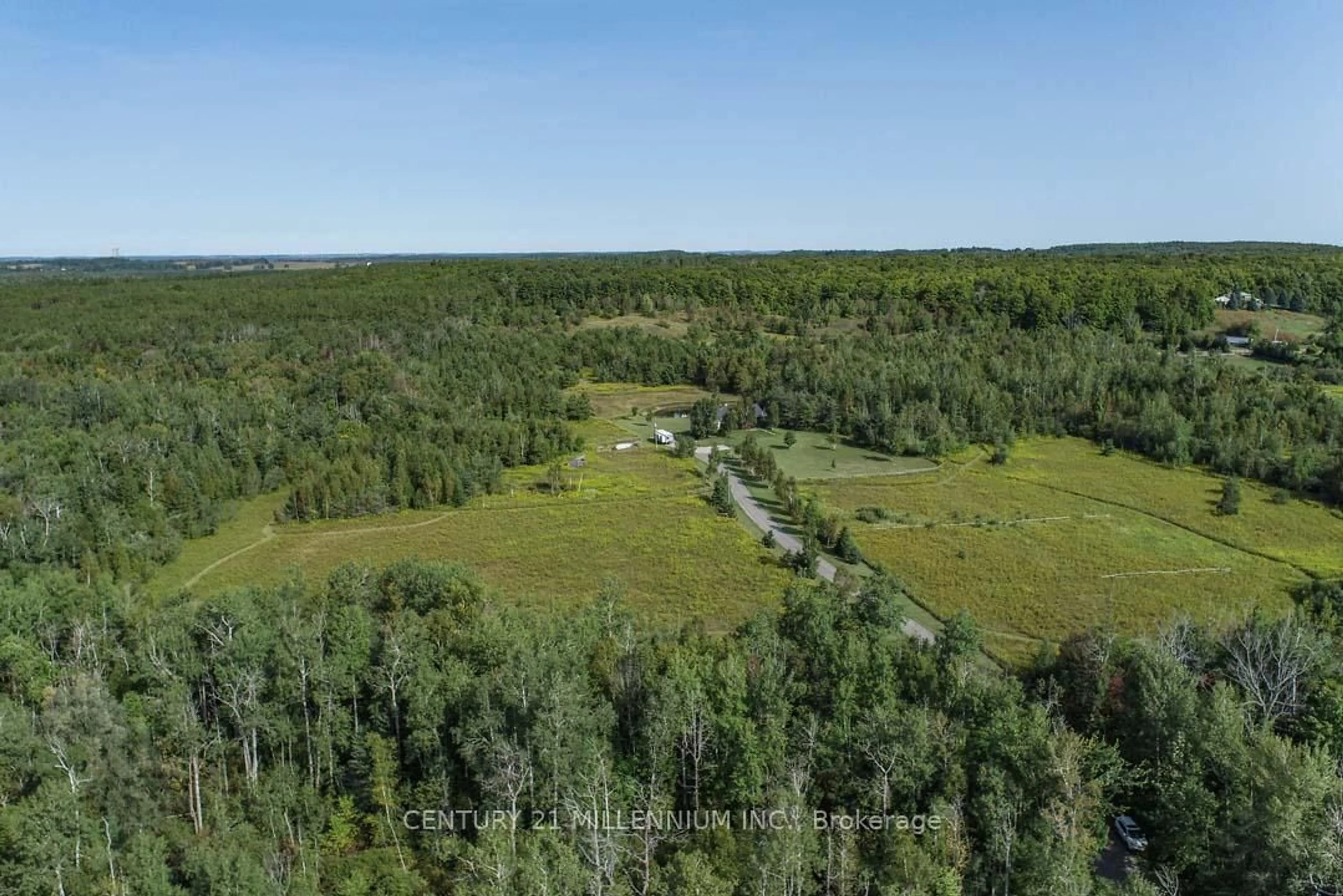 A pic from outside/outdoor area/front of a property/back of a property/a pic from drone, forest/trees view for 387091 20th Sdrd, Mono Ontario L9W 6V5