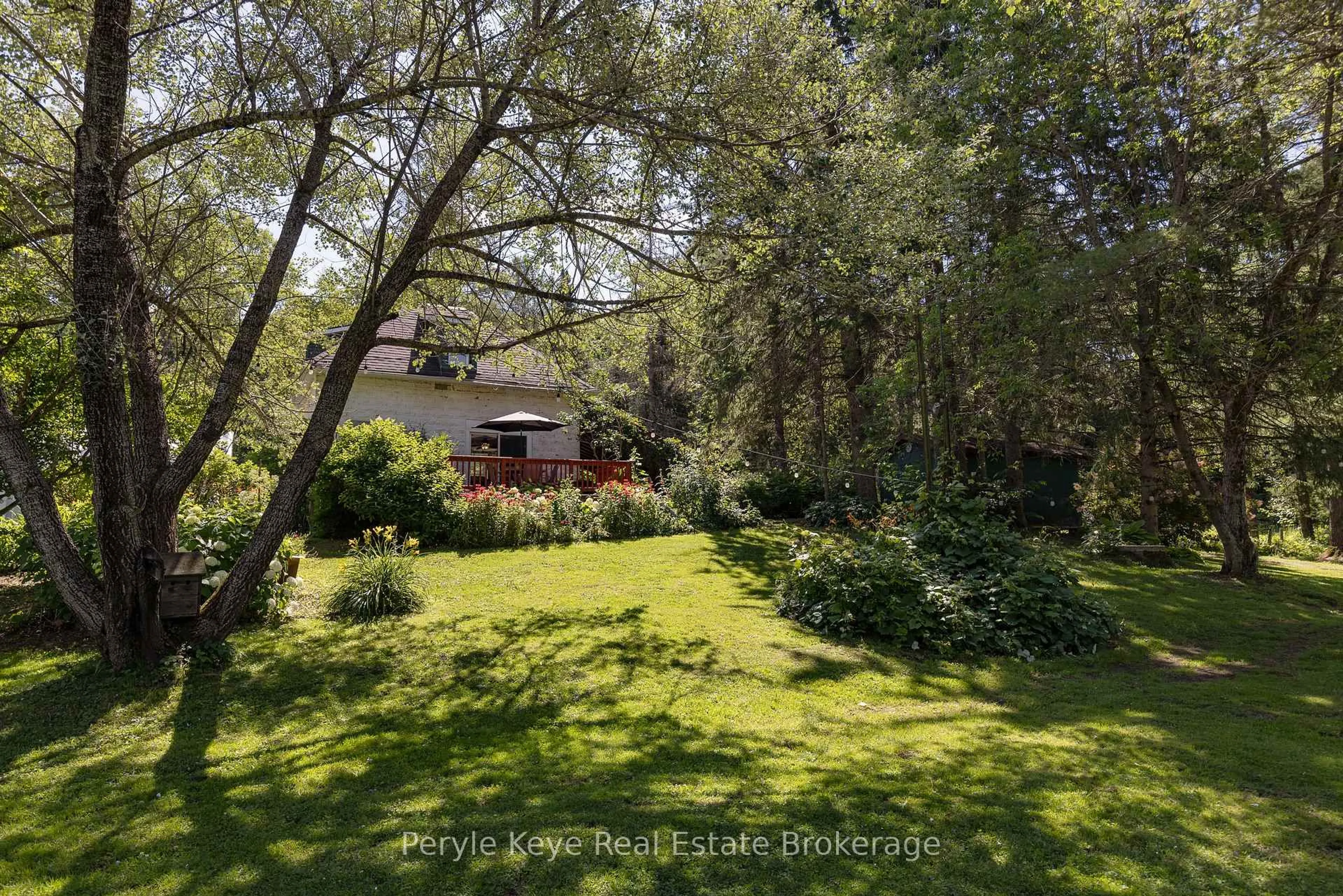 A pic from outside/outdoor area/front of a property/back of a property/a pic from drone, forest/trees view for 2322 Old Muskoka Rd, Huntsville Ontario P0B 1M0