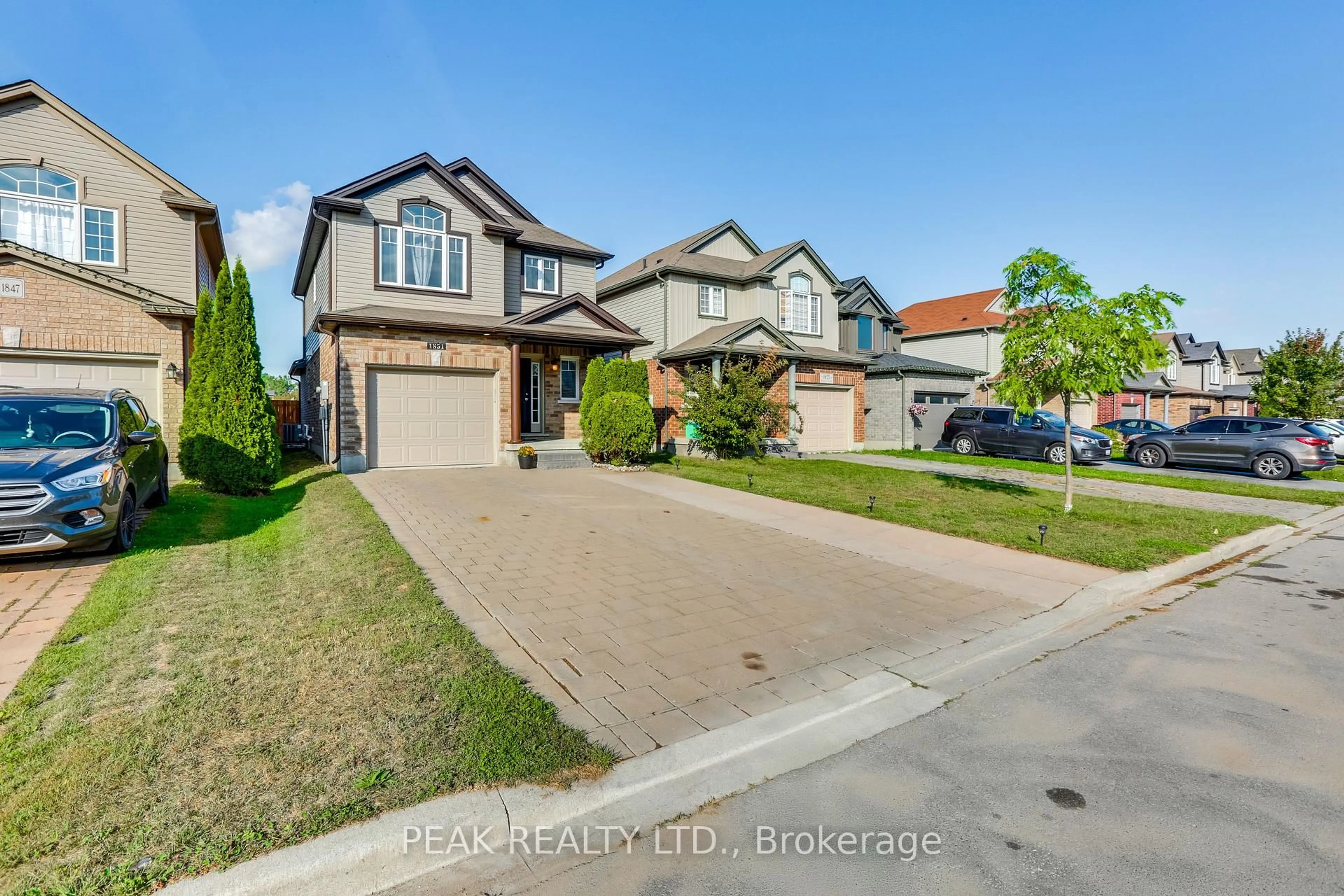 Home with brick exterior material, street for 1851 Reilly Walk, London North Ontario N5X 0C8