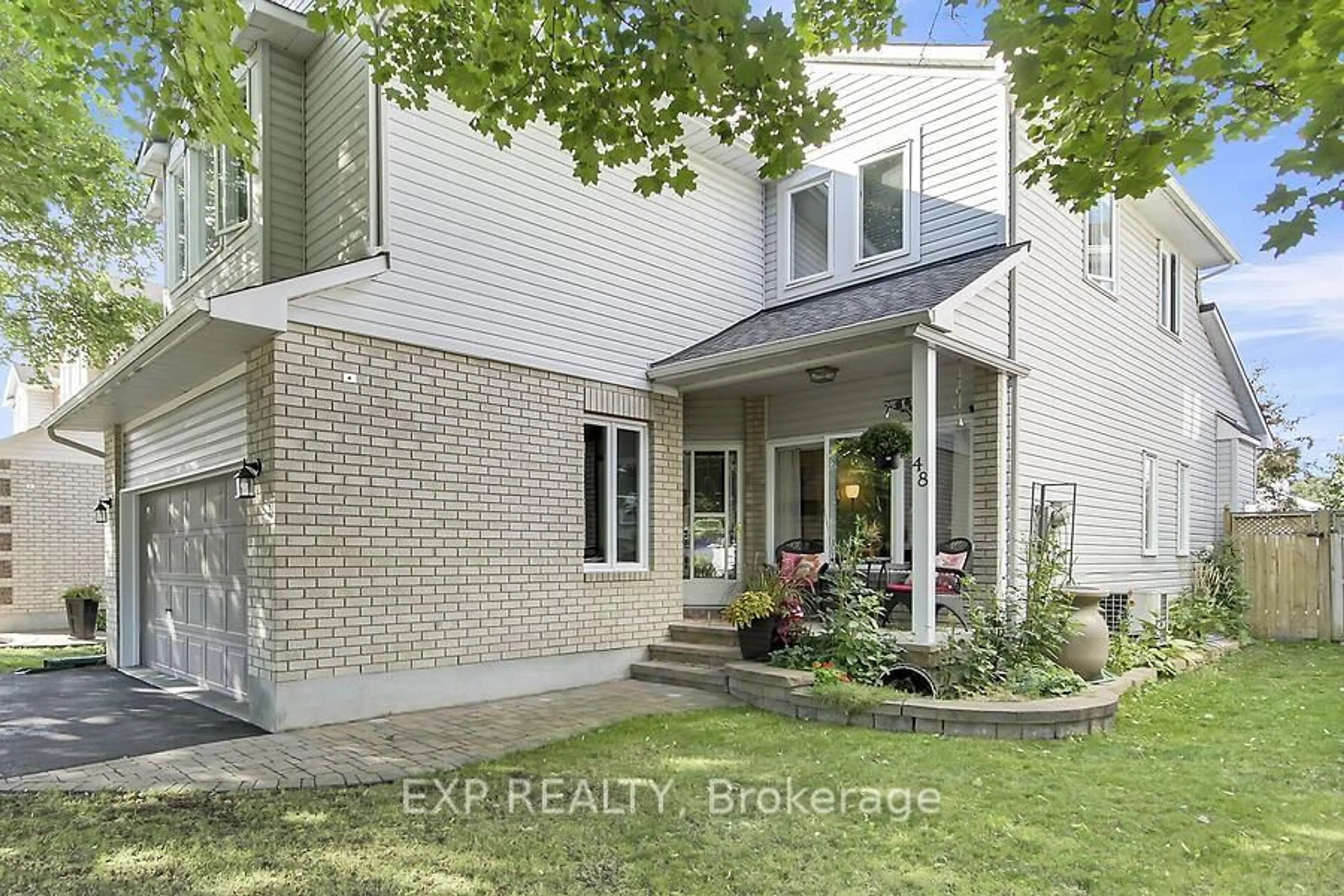 Home with brick exterior material, street for 48 Deighton Cres, Ottawa Ontario K2G 6H6
