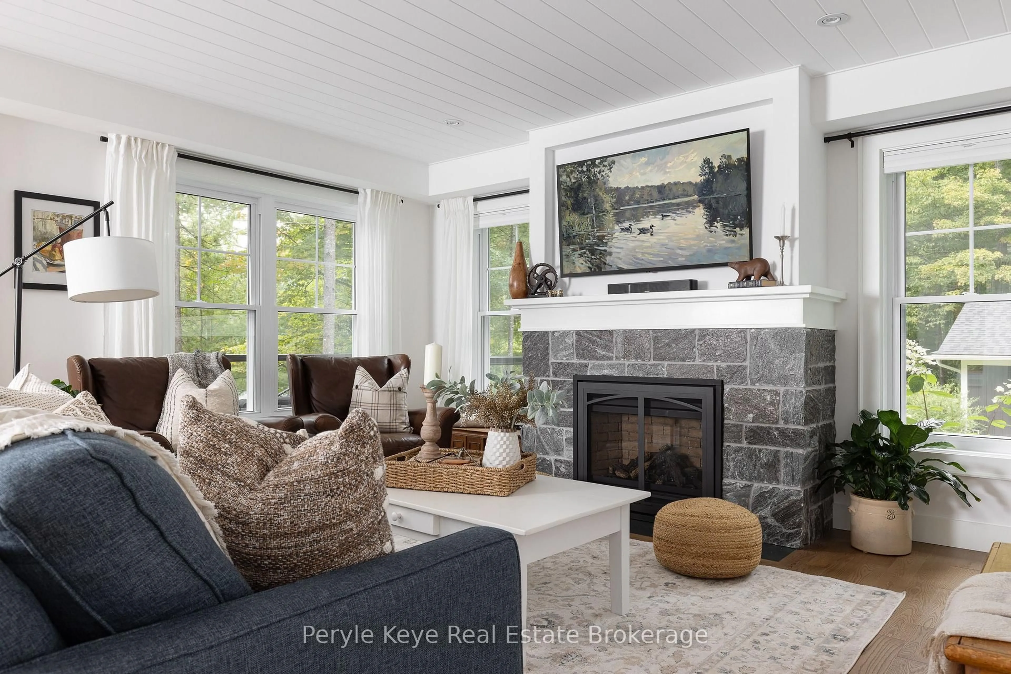 Living room with furniture, unknown for 114 Ripple & Palette Lake Rd, Huntsville Ontario P1H 2J4