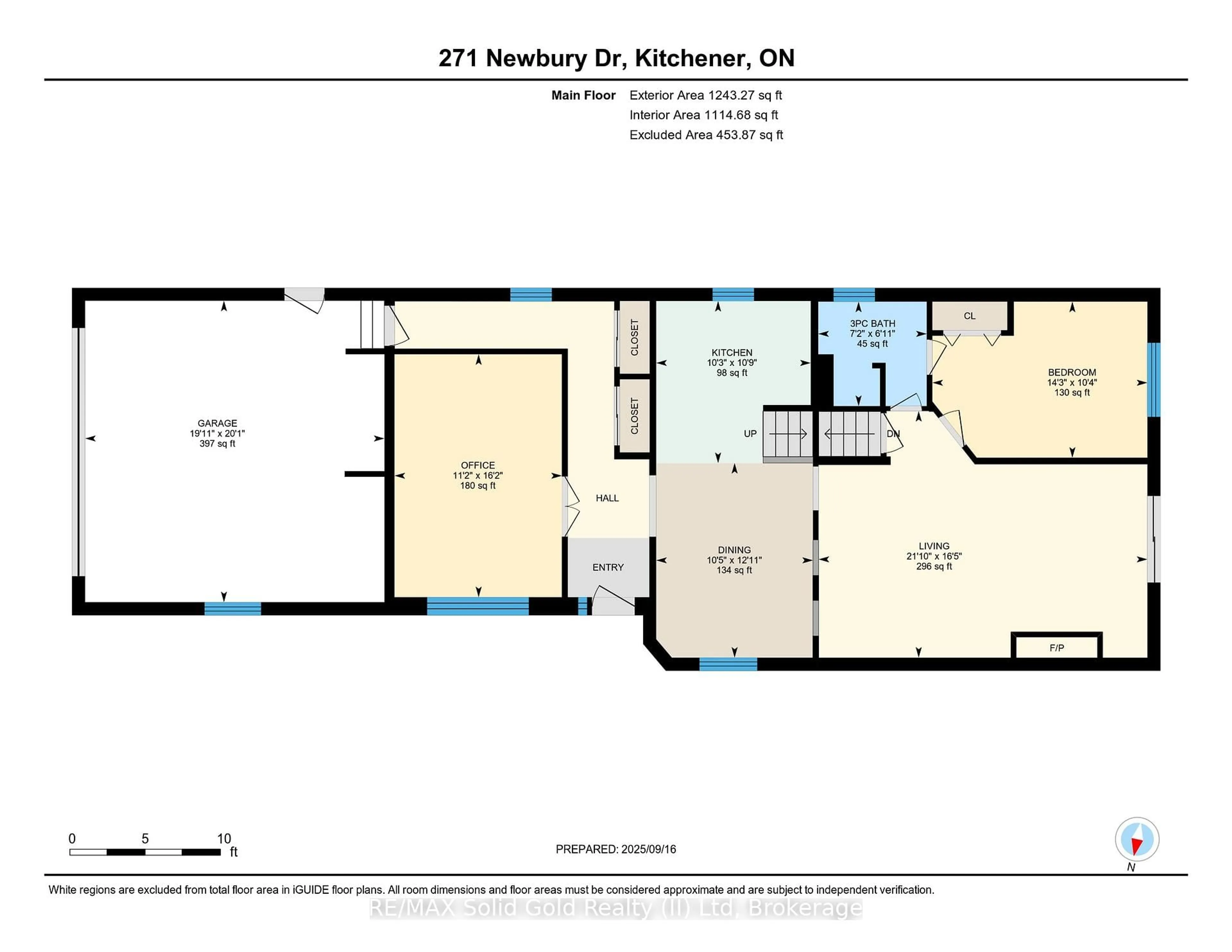Floor plan for 271 Newbury Dr, Kitchener Ontario N2N 3A3