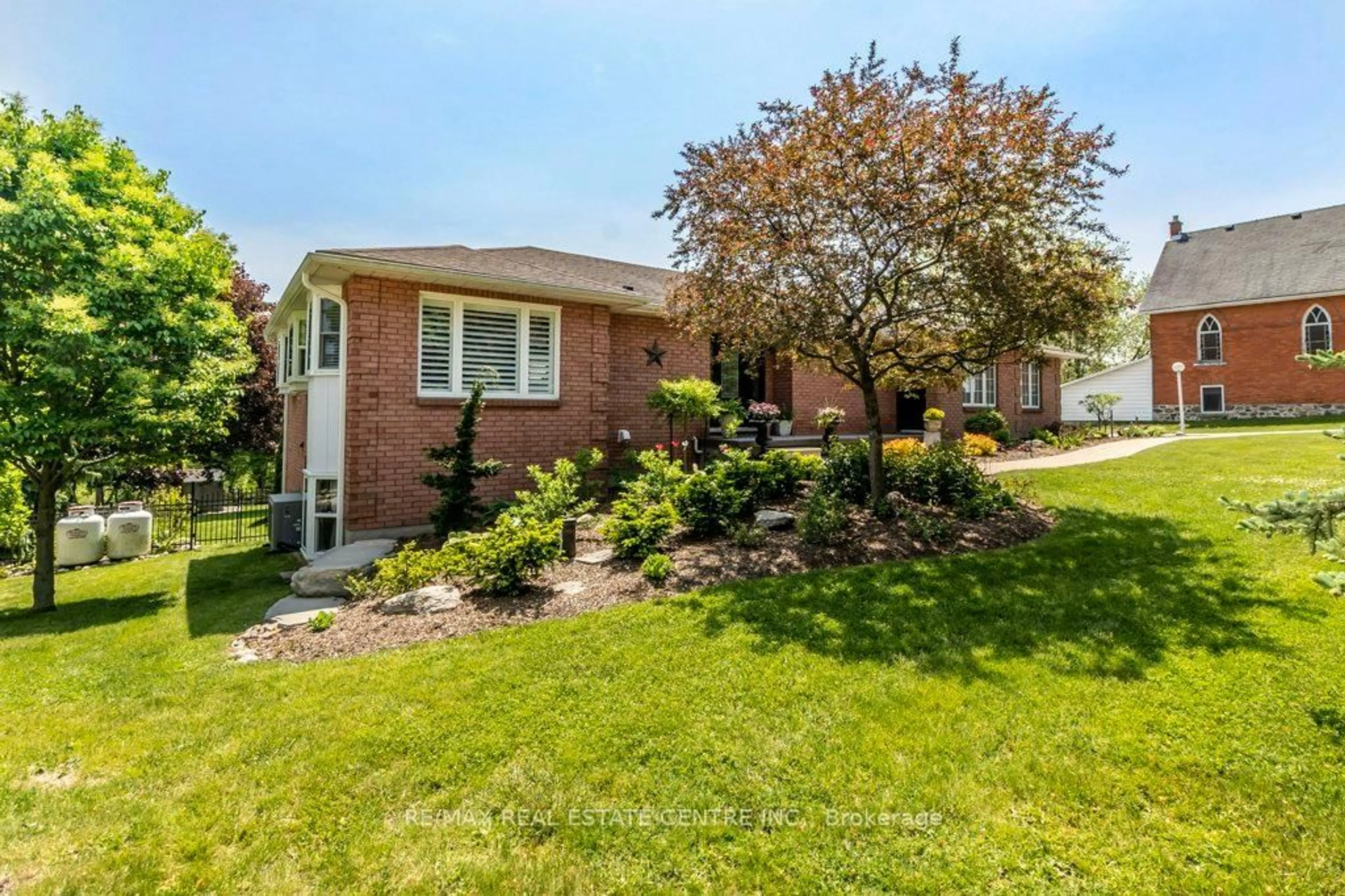 Home with brick exterior material, street for 3207 Perth Line 26 Line, Stratford Ontario N5A 6S3