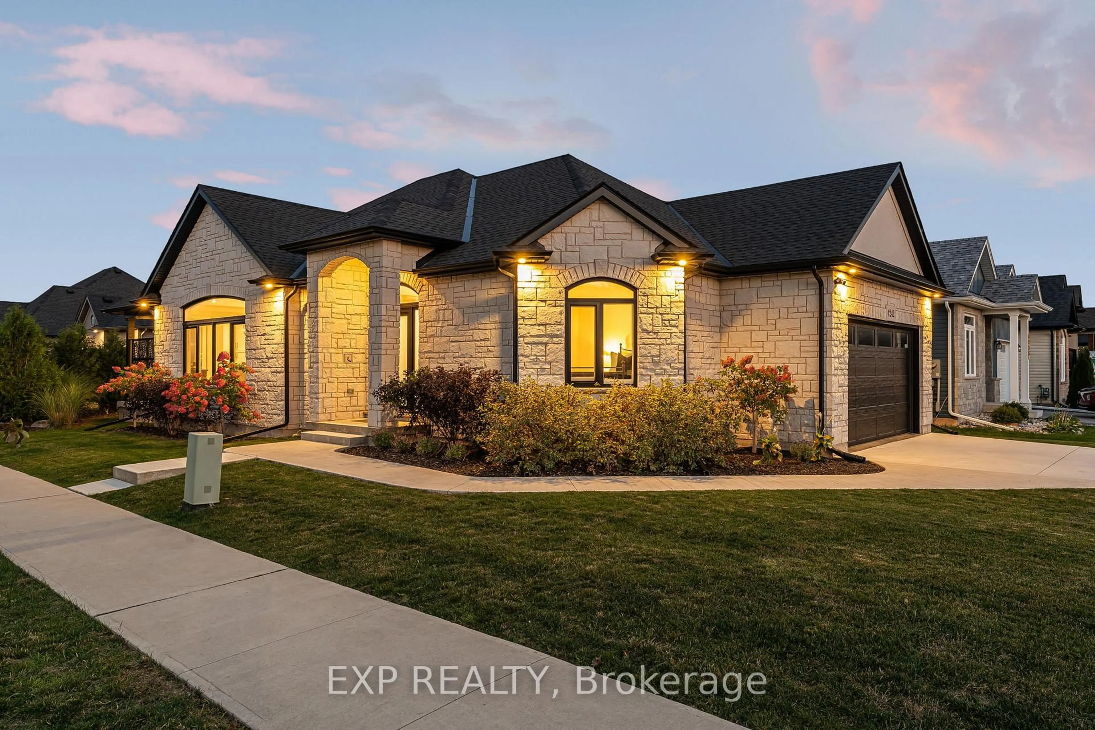 Home with brick exterior material, street for 4242 Village Creek Dr, Fort Erie Ontario L0S 1S0
