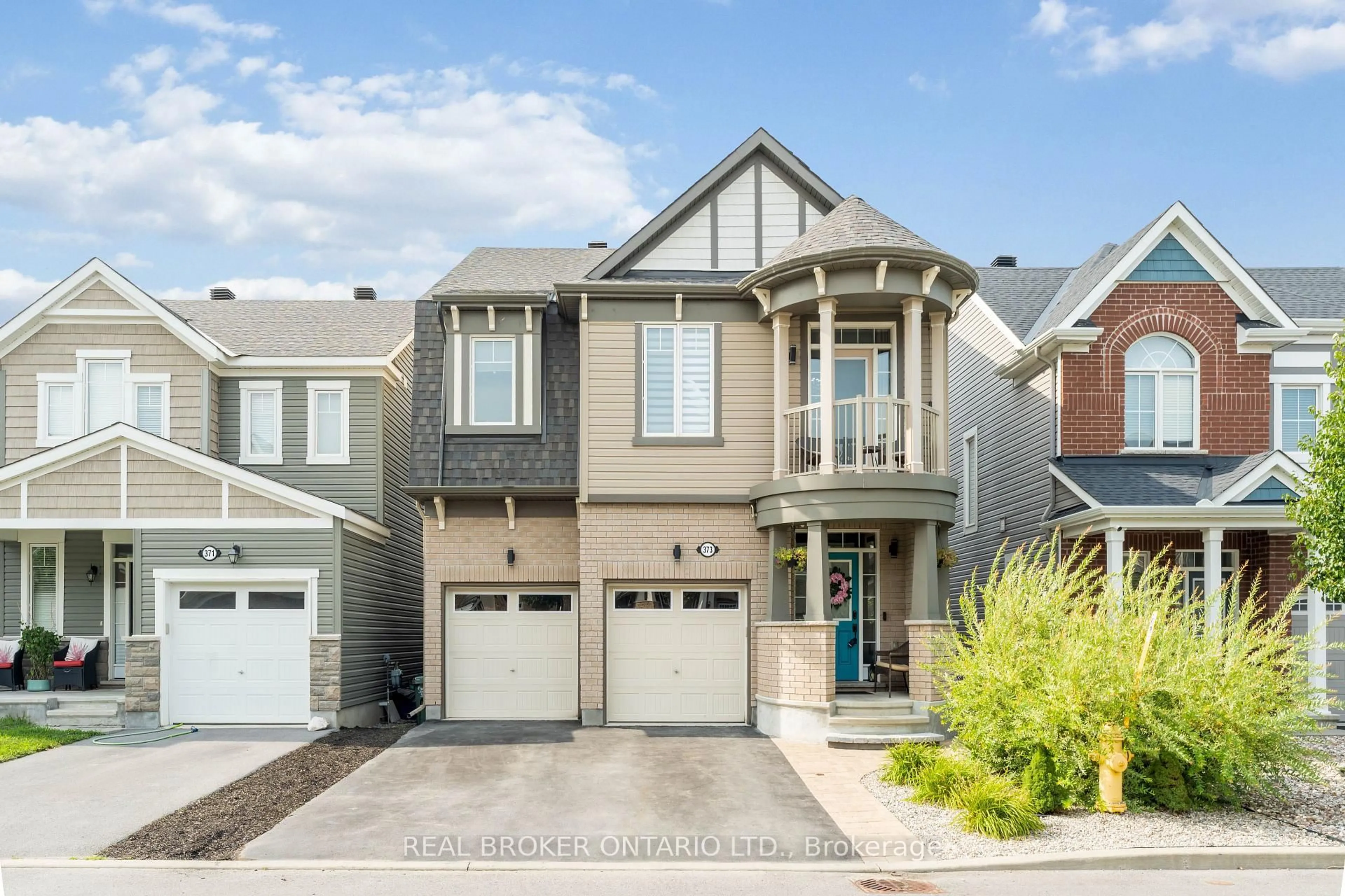 Home with brick exterior material, street for 373 River Landing Ave, Ottawa Ontario K2J 6K6