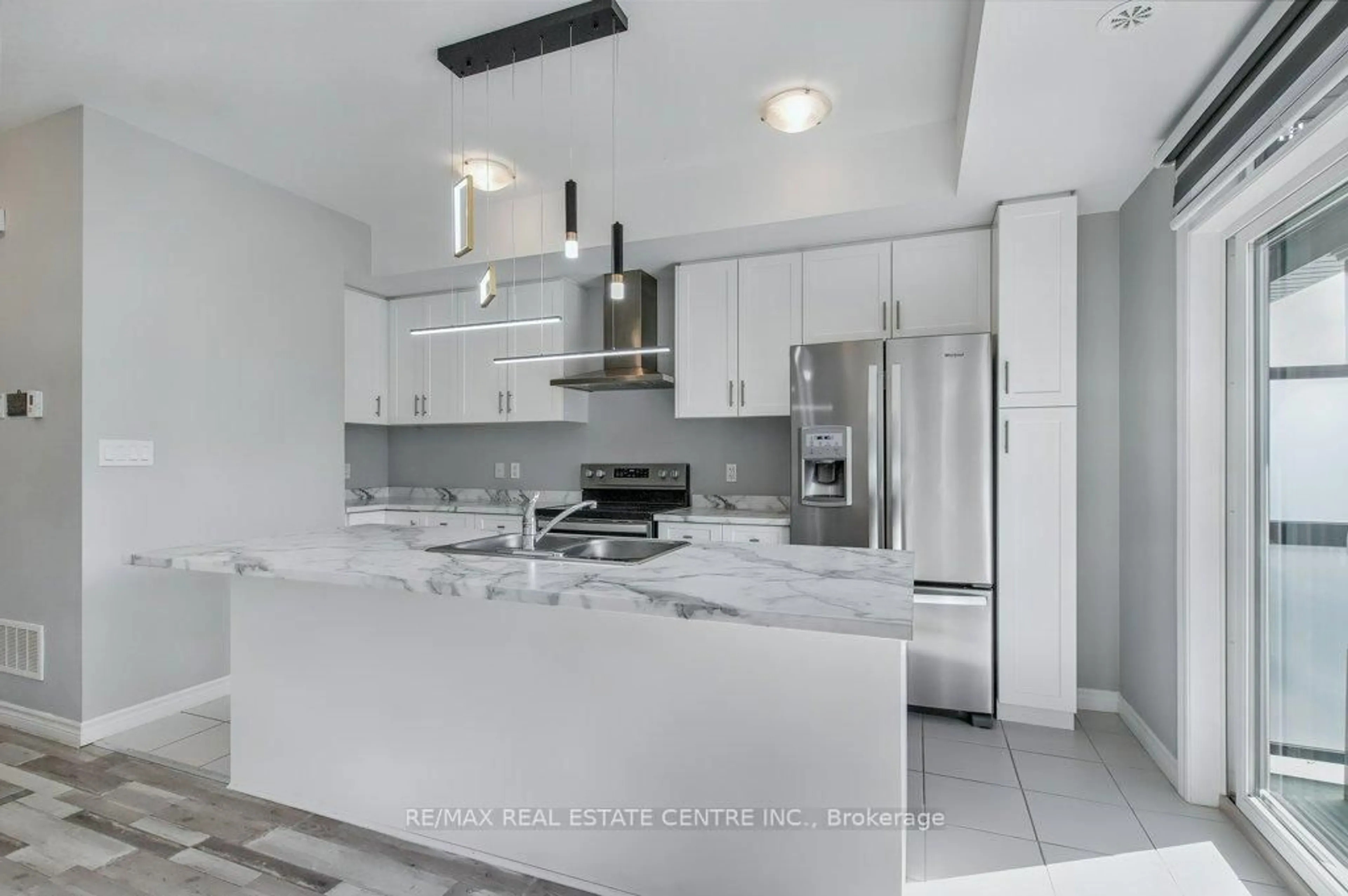 Contemporary kitchen, ceramic/tile floor for 190 Wheat Lane, Kitchener Ontario N2R 0R4