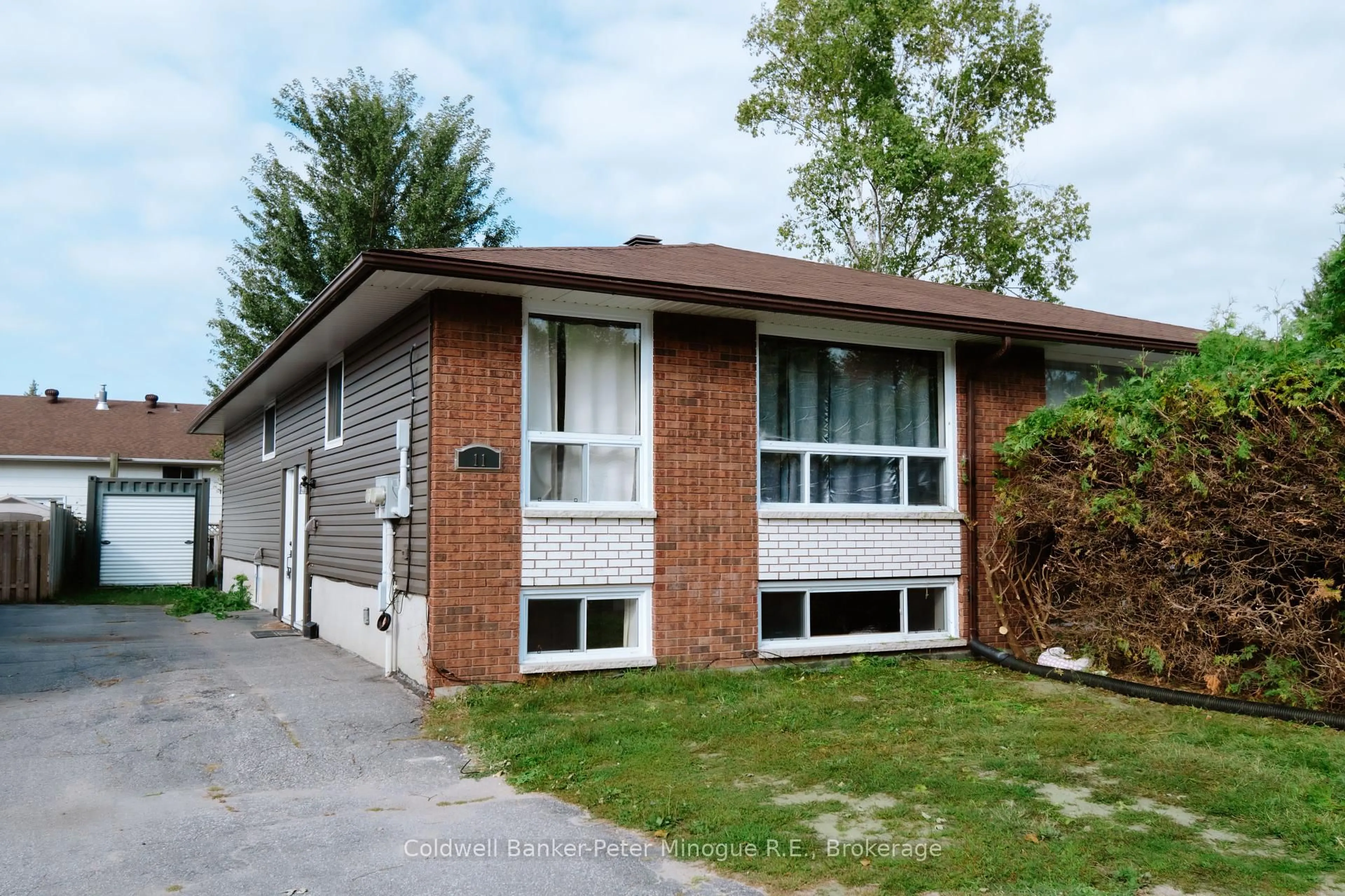 Home with brick exterior material, street for 11 MASSEY Dr, North Bay Ontario P1A 3Y2