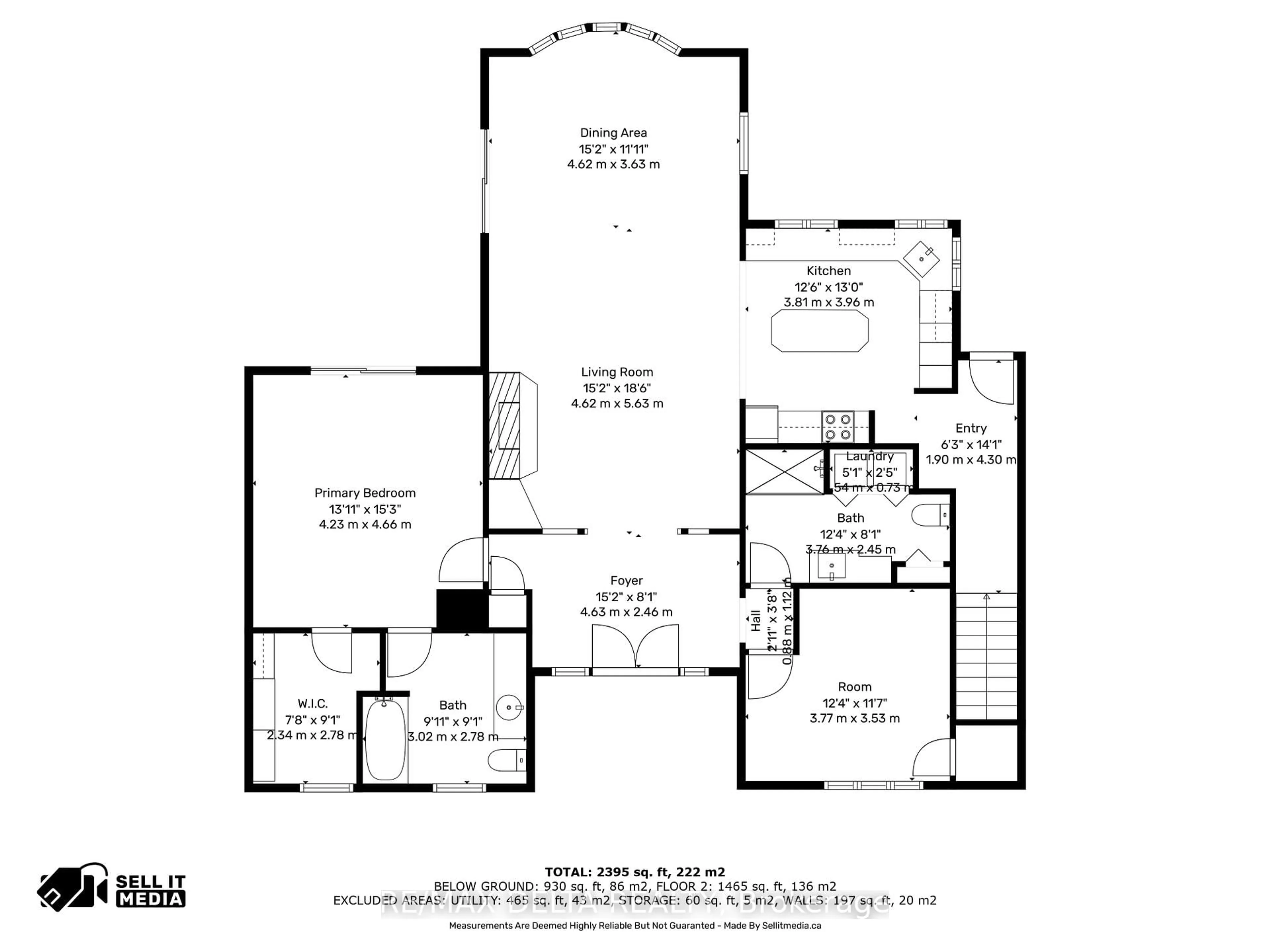 Floor plan for 380 Albert St, Hawkesbury Ontario K6A 3J8