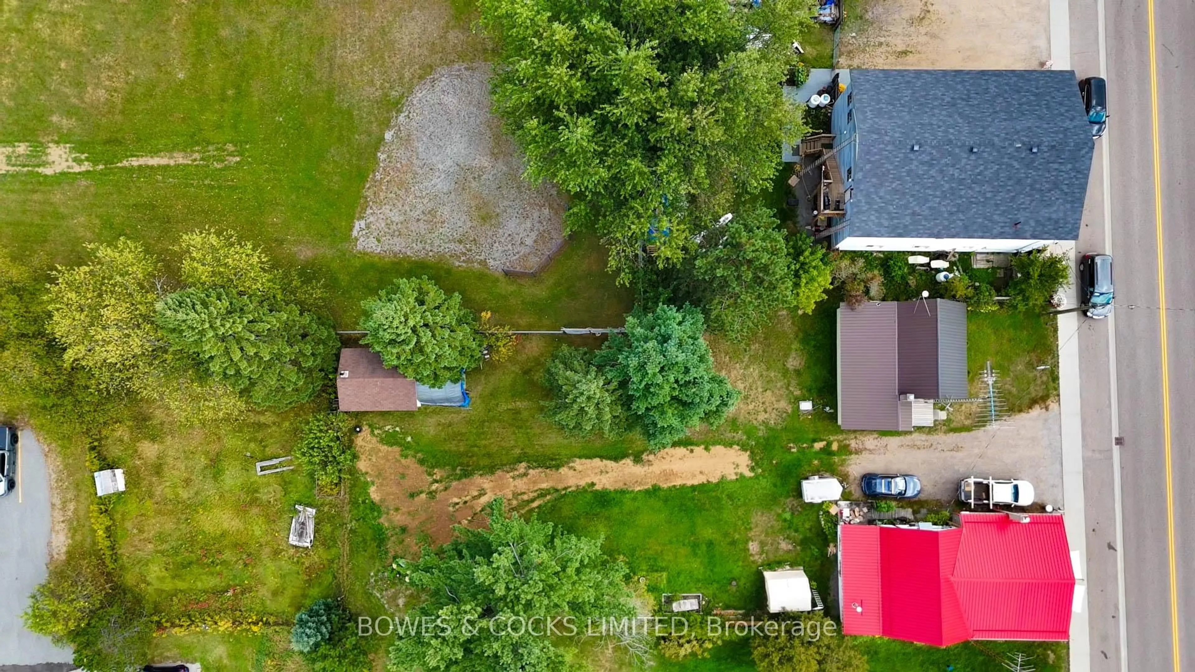 A pic from outside/outdoor area/front of a property/back of a property/a pic from drone, street for 33023 Highway 62, Maynooth Ontario K0L 2S0