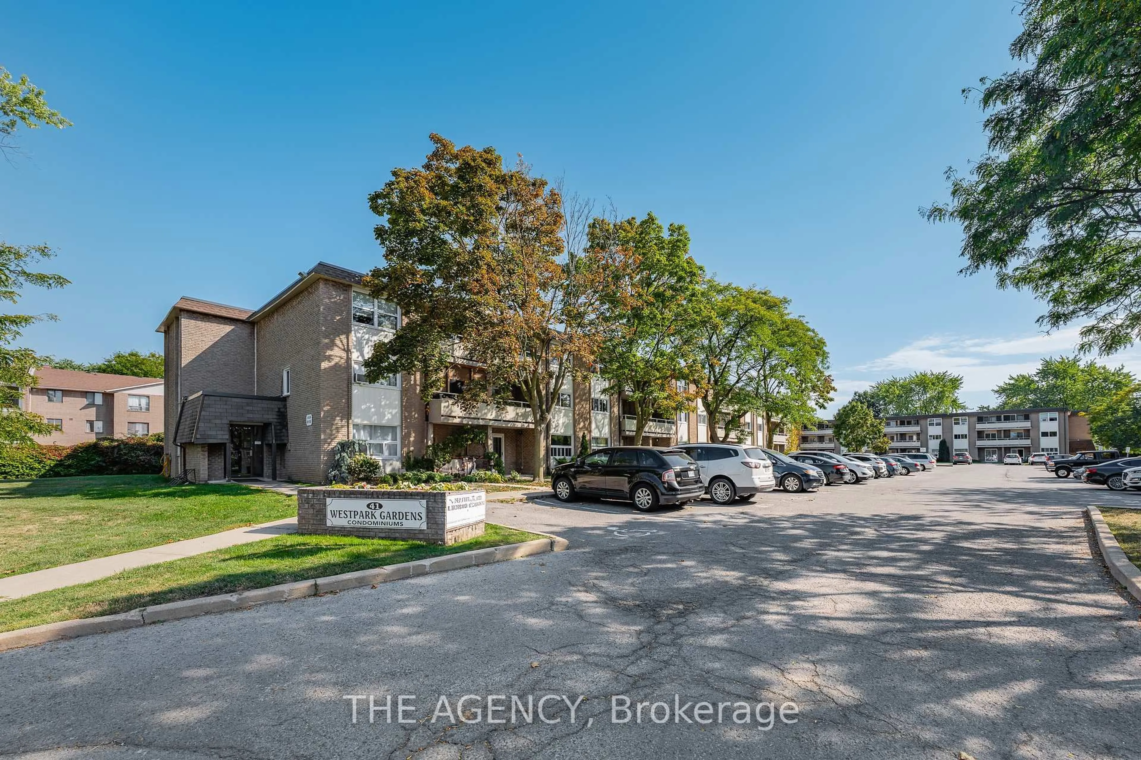 A pic from outside/outdoor area/front of a property/back of a property/a pic from drone, street for 41 Rykert St #103, St. Catharines Ontario L2S 1Z2