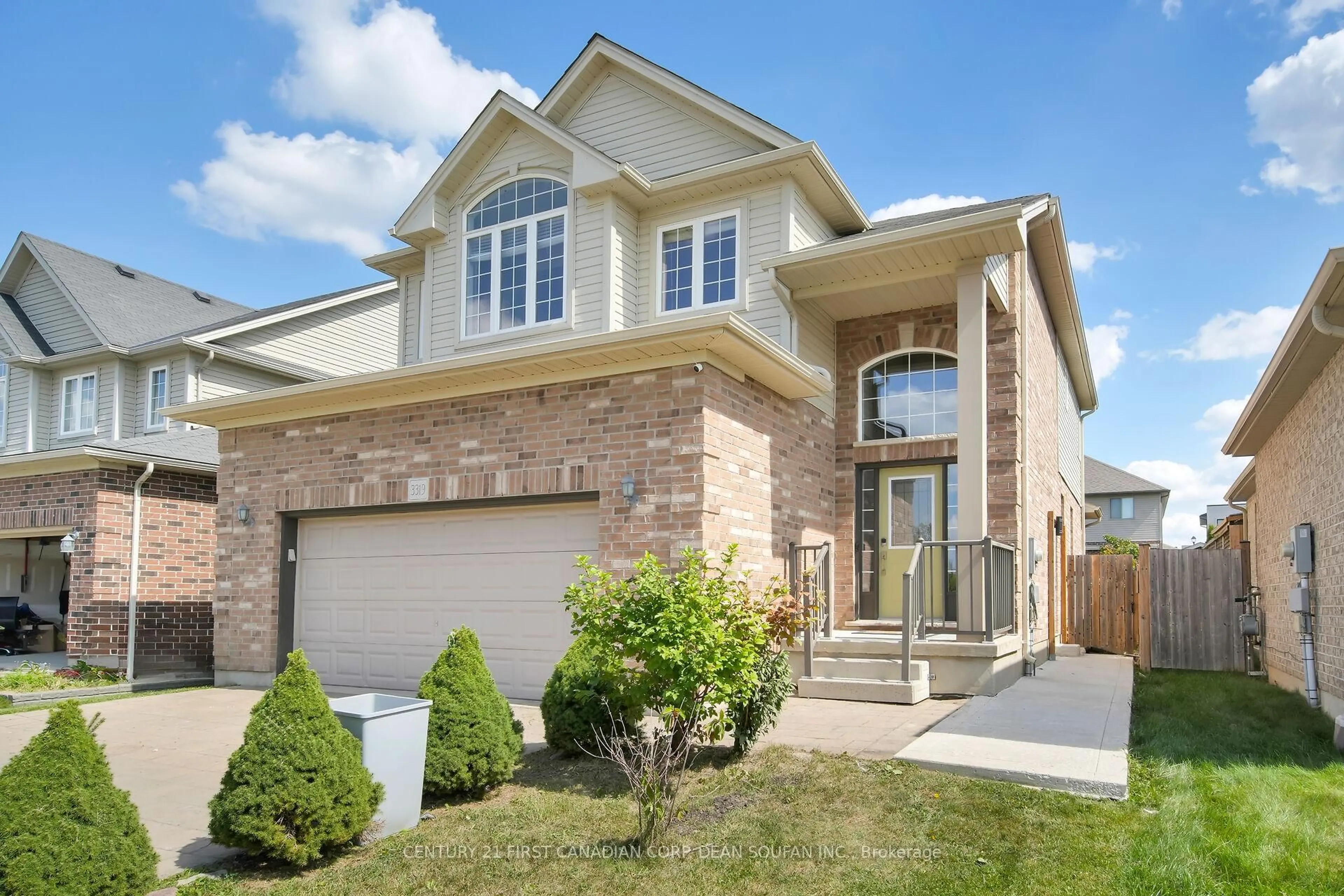 Home with brick exterior material, street for 3319 Jinnies Way, London South Ontario N6L 0C5