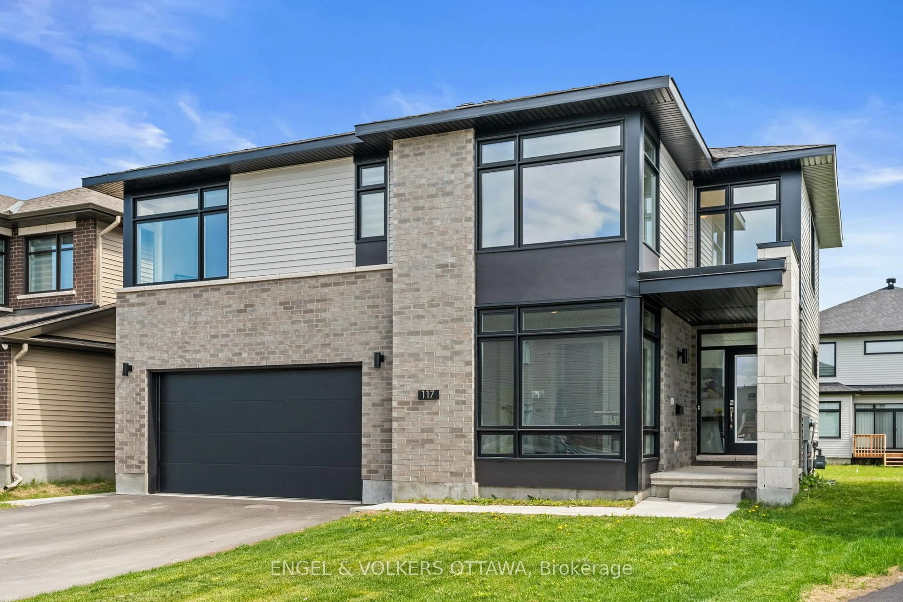 Home with brick exterior material, street for 117 Orchestra Way, Ottawa Ontario K4M 0R5
