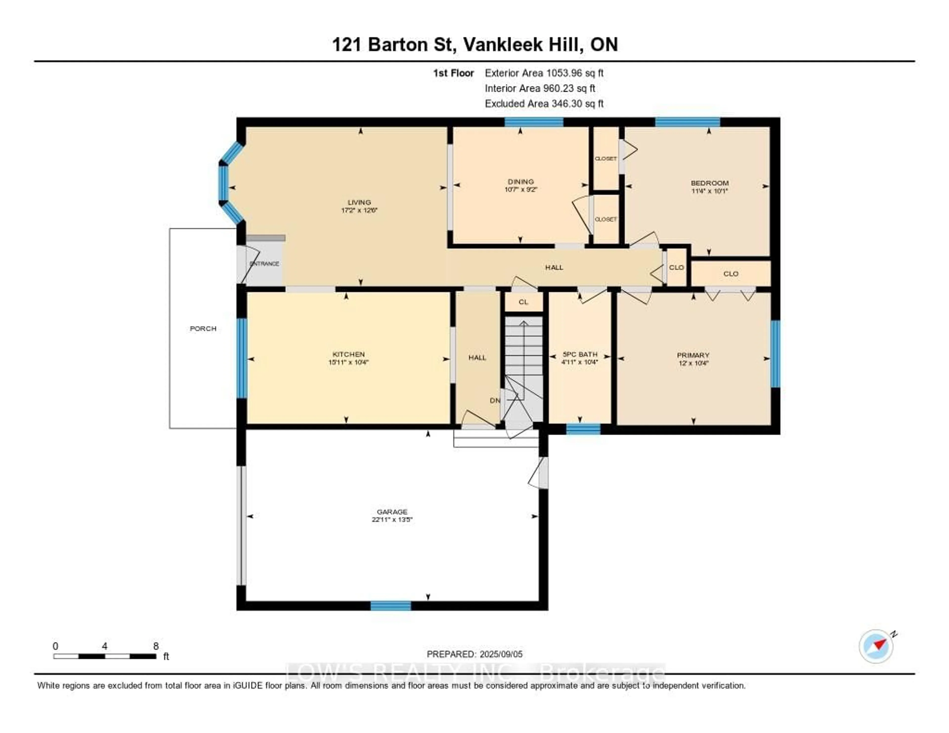Floor plan for 121 Barton St, Champlain Ontario K0B 1R0