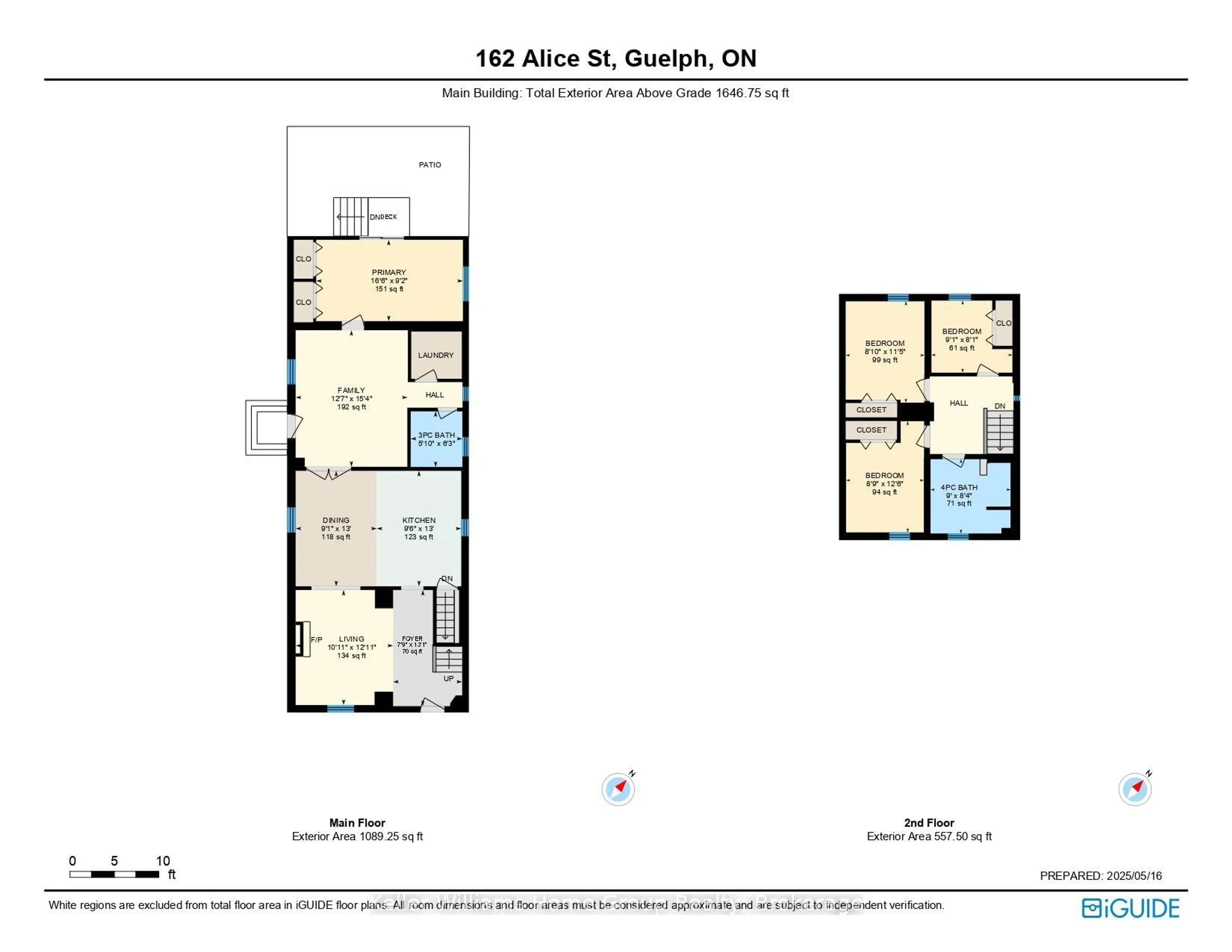 Floor plan for 162 Alice St, Guelph Ontario N1E 3A1