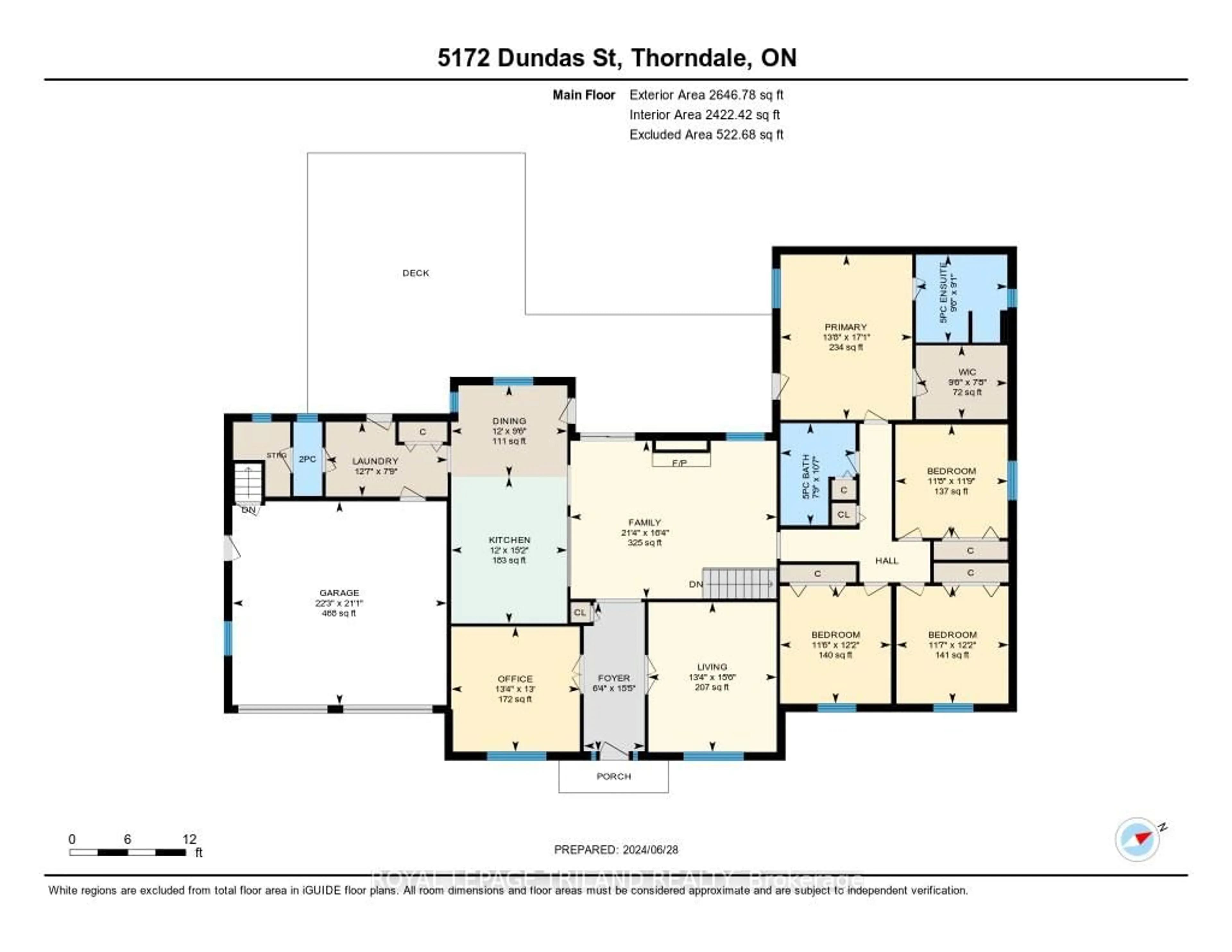 Floor plan for 5172 Dundas St, Thames Centre Ontario N0M 2P0