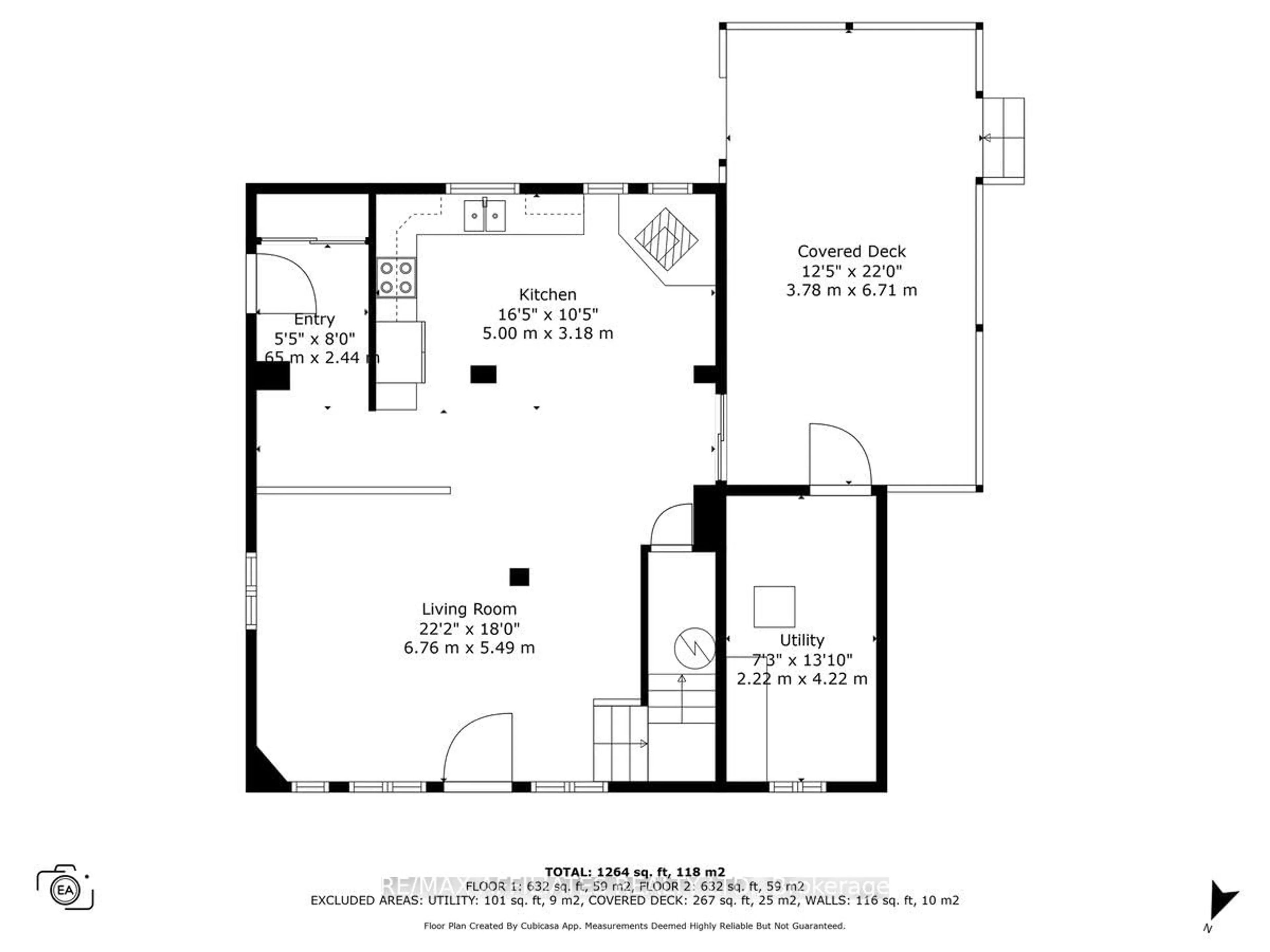 Floor plan for 1580 County 2 Rd, Alfred and Plantagenet Ontario K0B 1C0