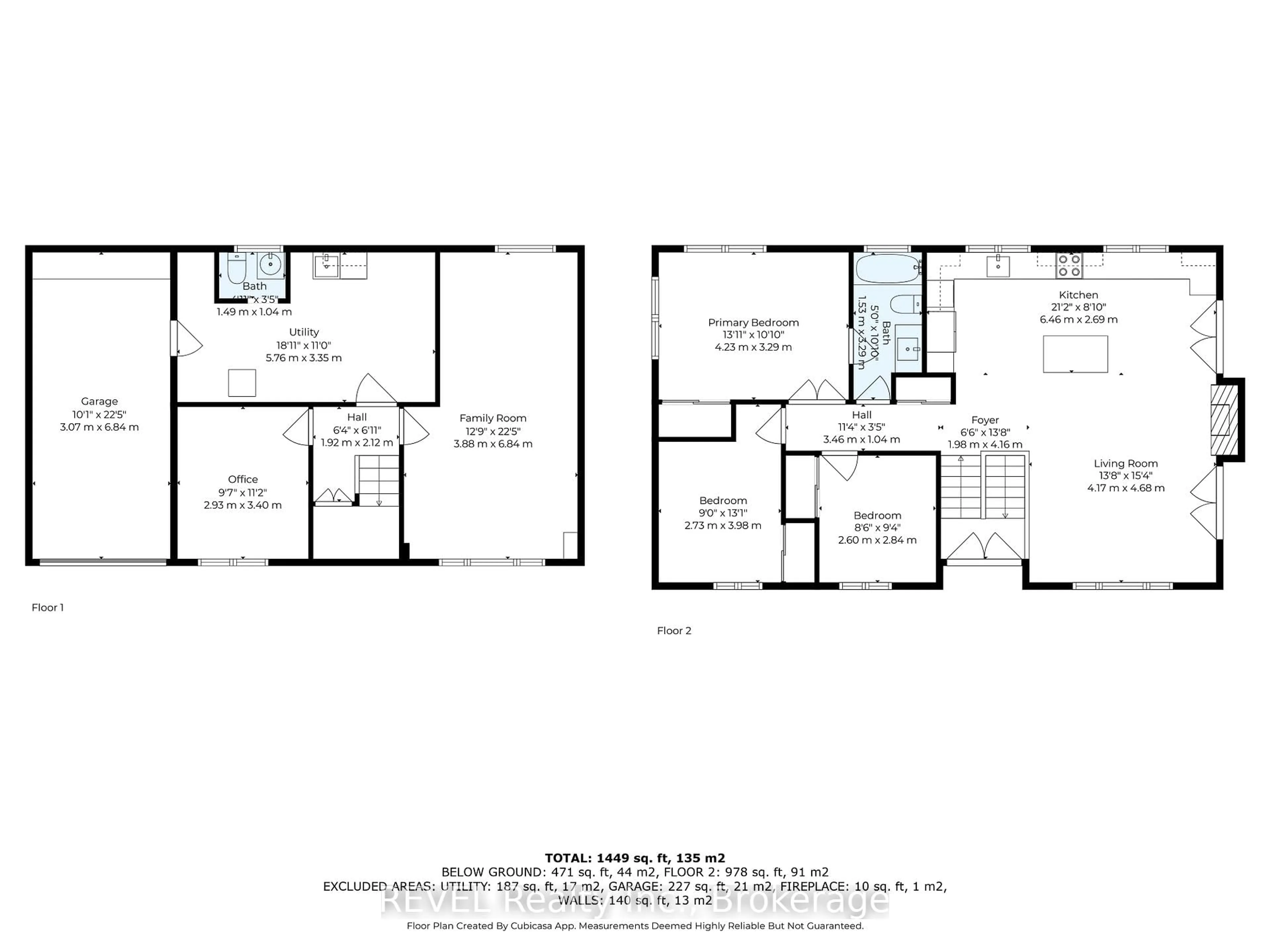 Floor plan for 1 Samuel Crt, St. Catharines Ontario L2M 6M1