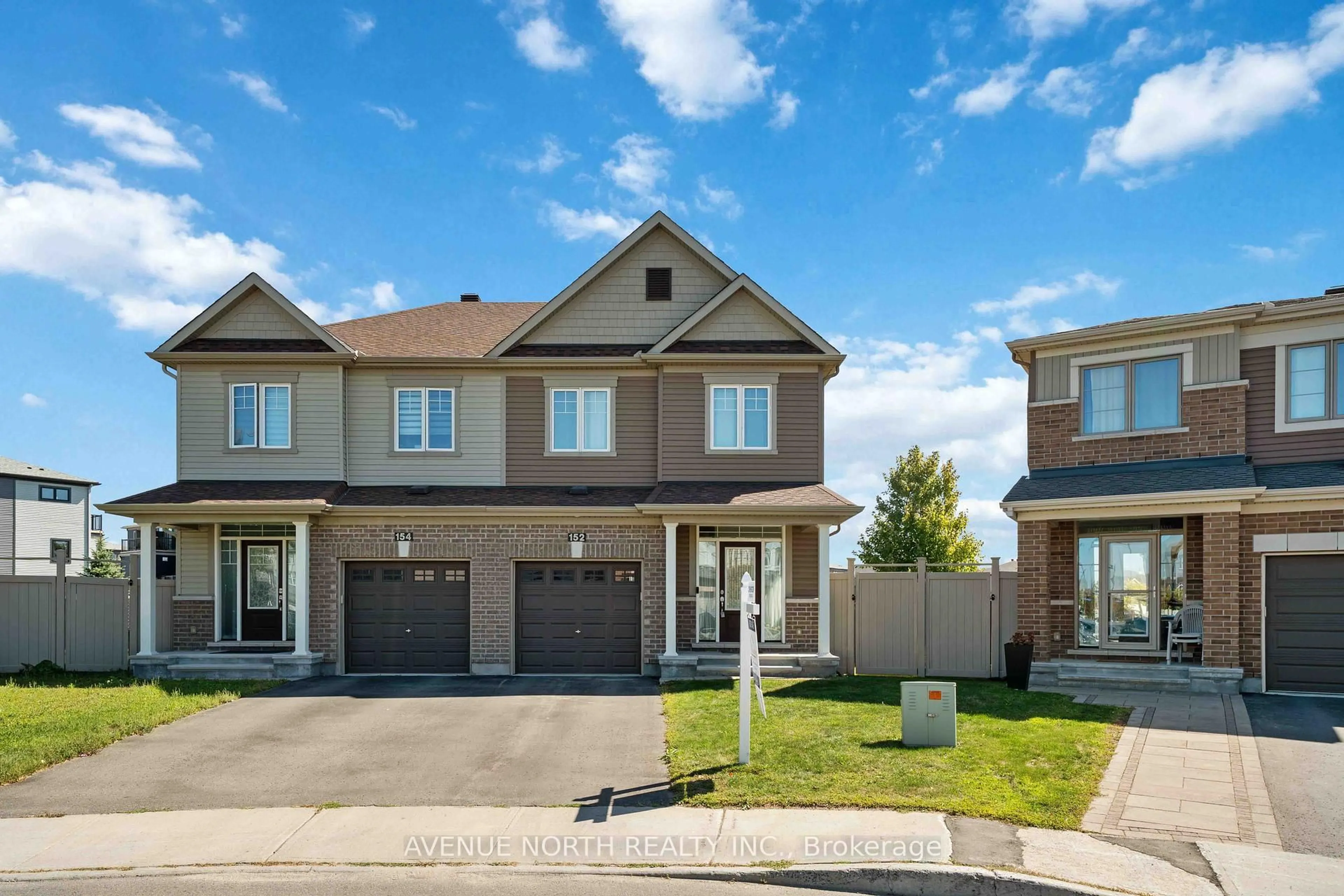 Home with brick exterior material, street for 152 Yellowcress Way, Ottawa Ontario K4A 1C4