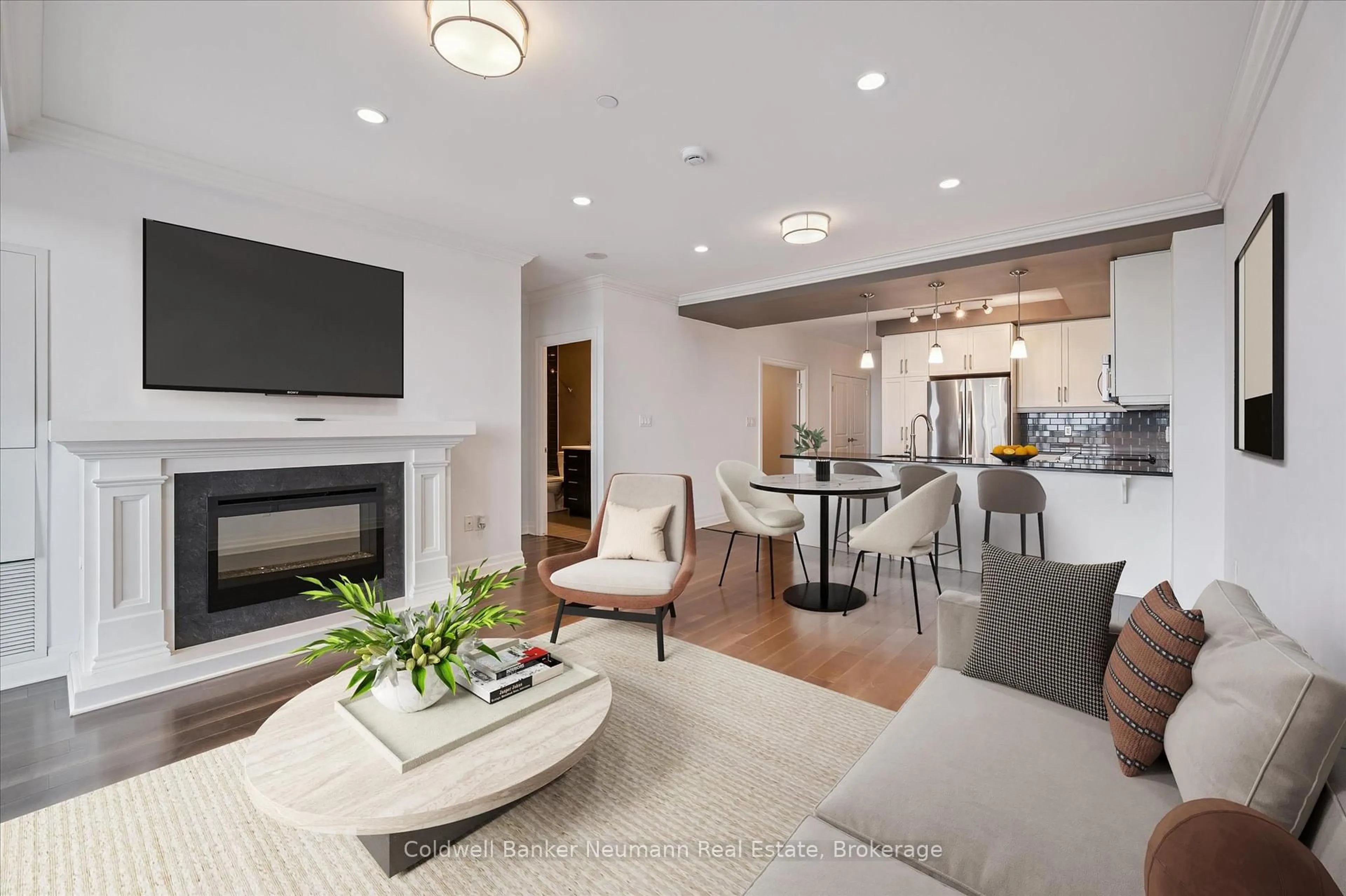 Living room with furniture, unknown for 160 Macdonell St #1408, Guelph Ontario N1H 0A9
