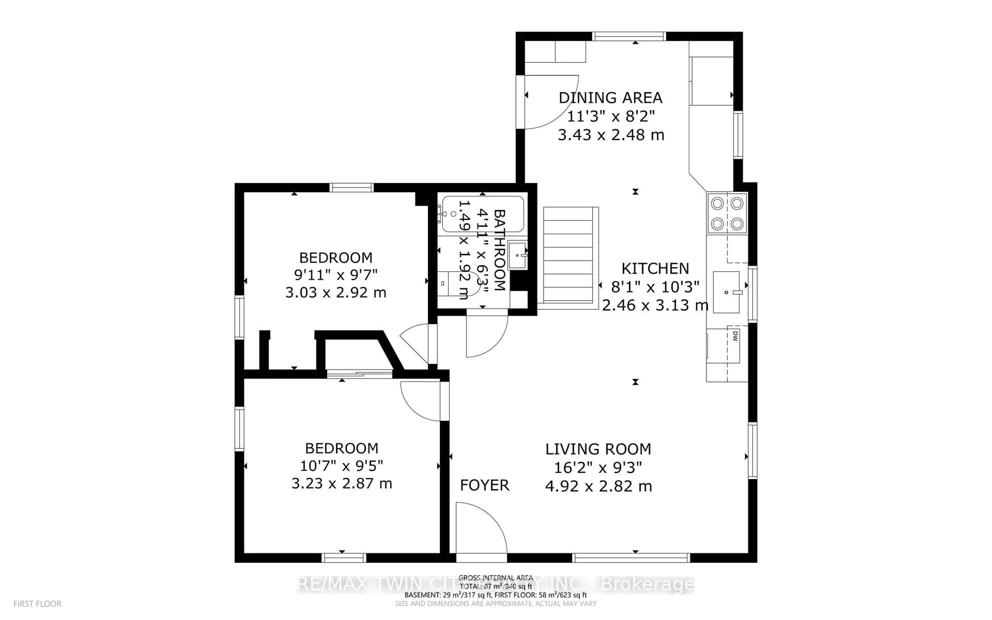 Floor plan for 37 Twelfth Ave, Brantford Ontario N3S 6P1