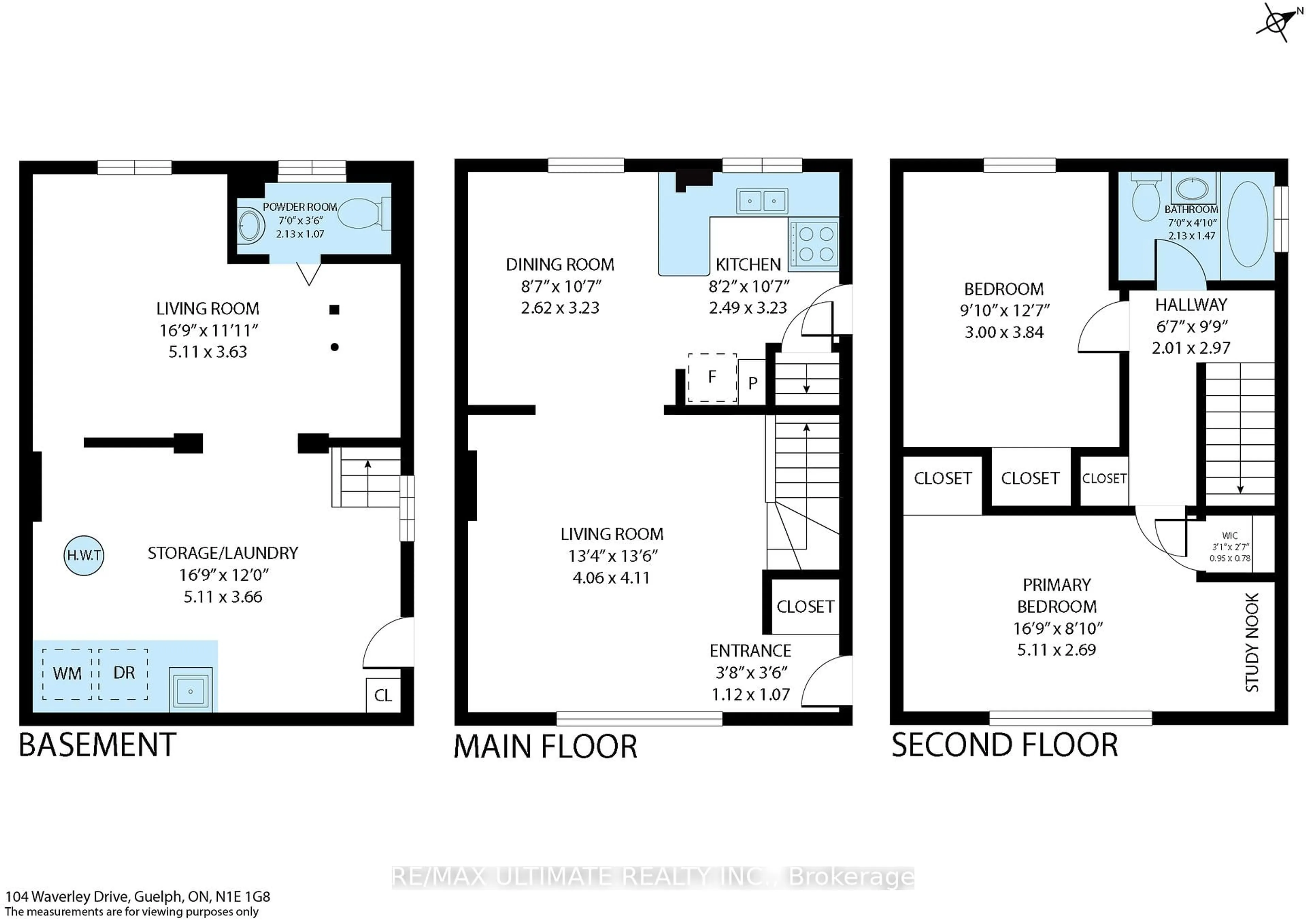 Floor plan for 104 Waverley Dr, Guelph Ontario N1E 3G8