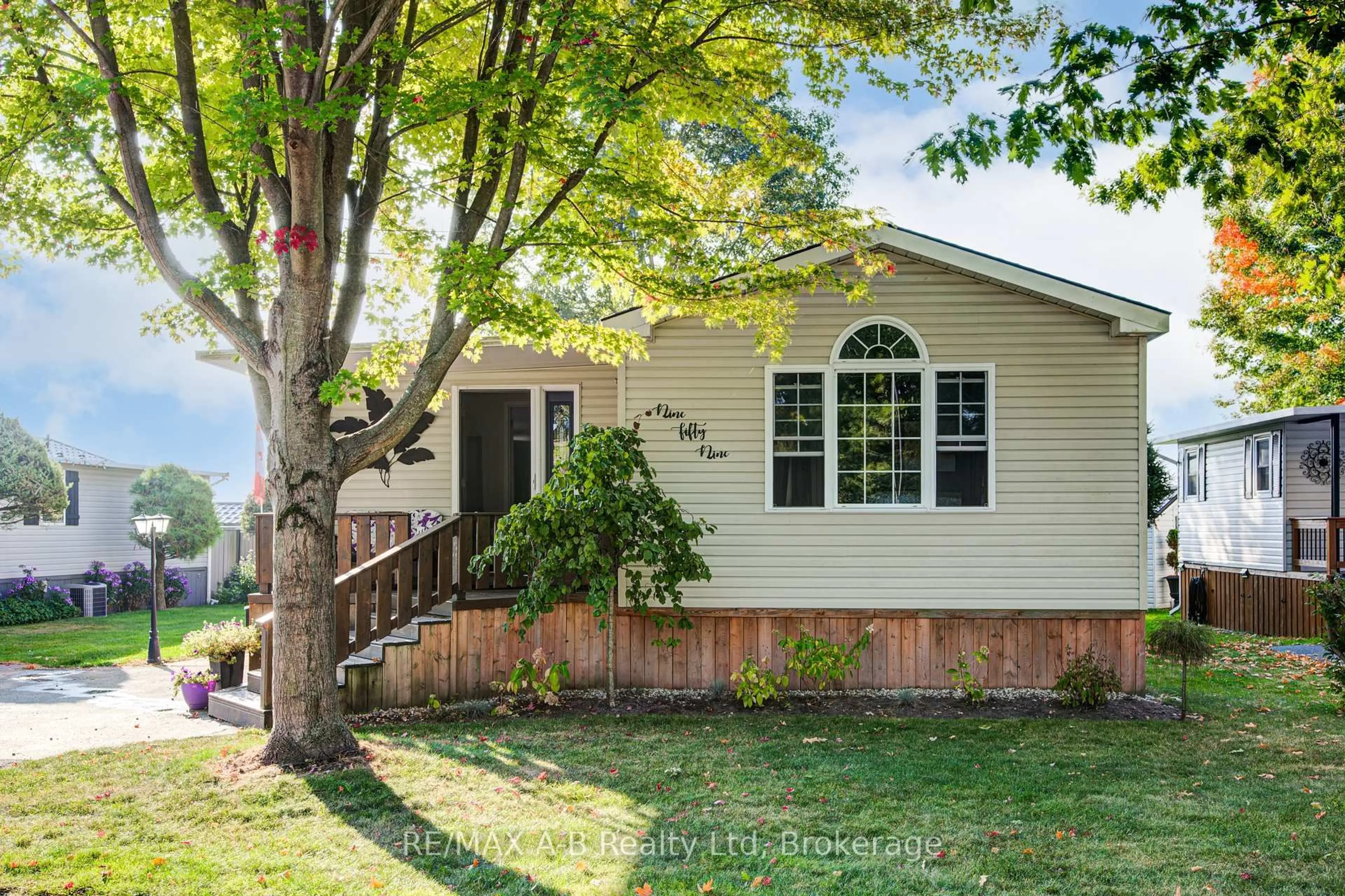 Home with vinyl exterior material, street for 316489 31st Line #959, Zorra Ontario N0J 1J0