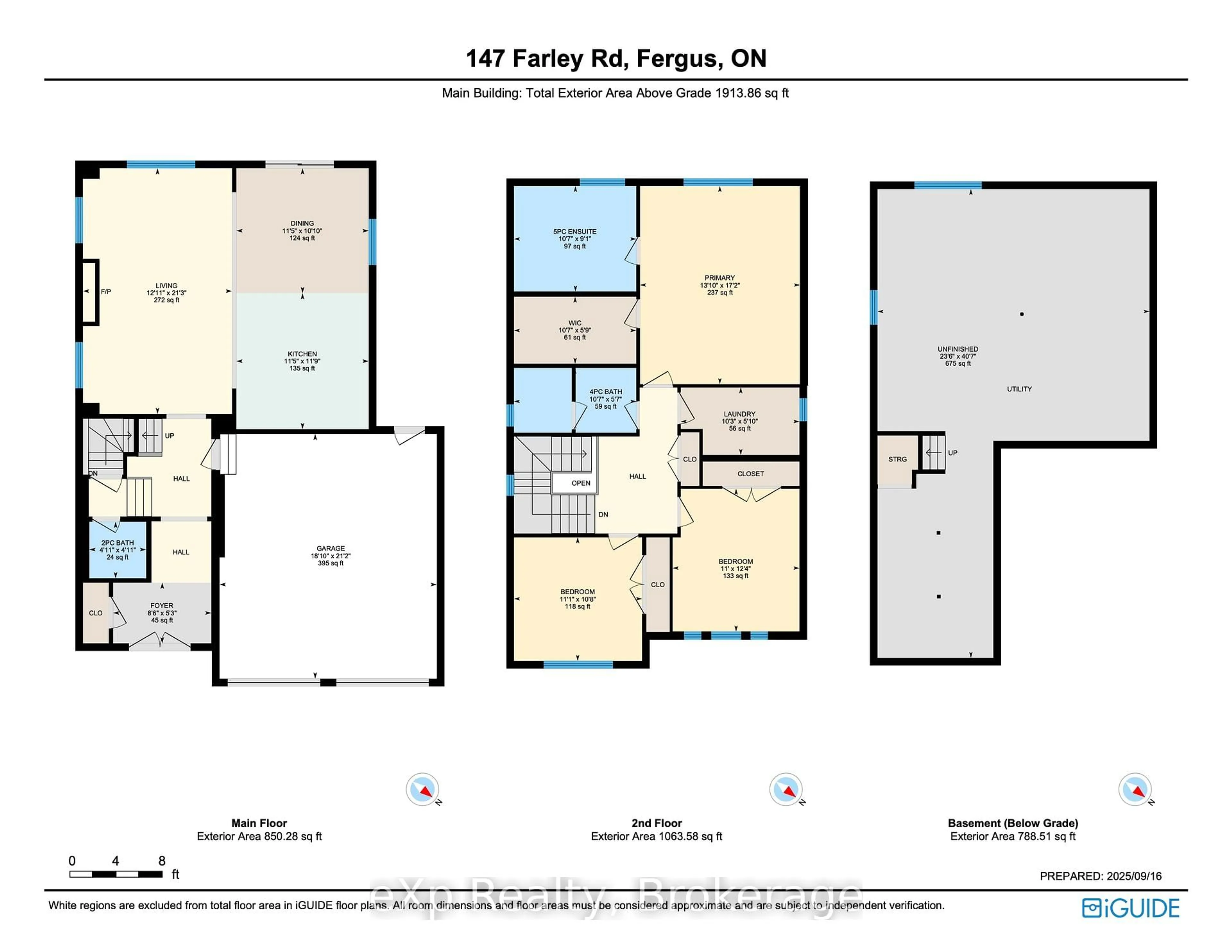 Floor plan for 147 Farley Rd, Centre Wellington Ontario N1M 0E8
