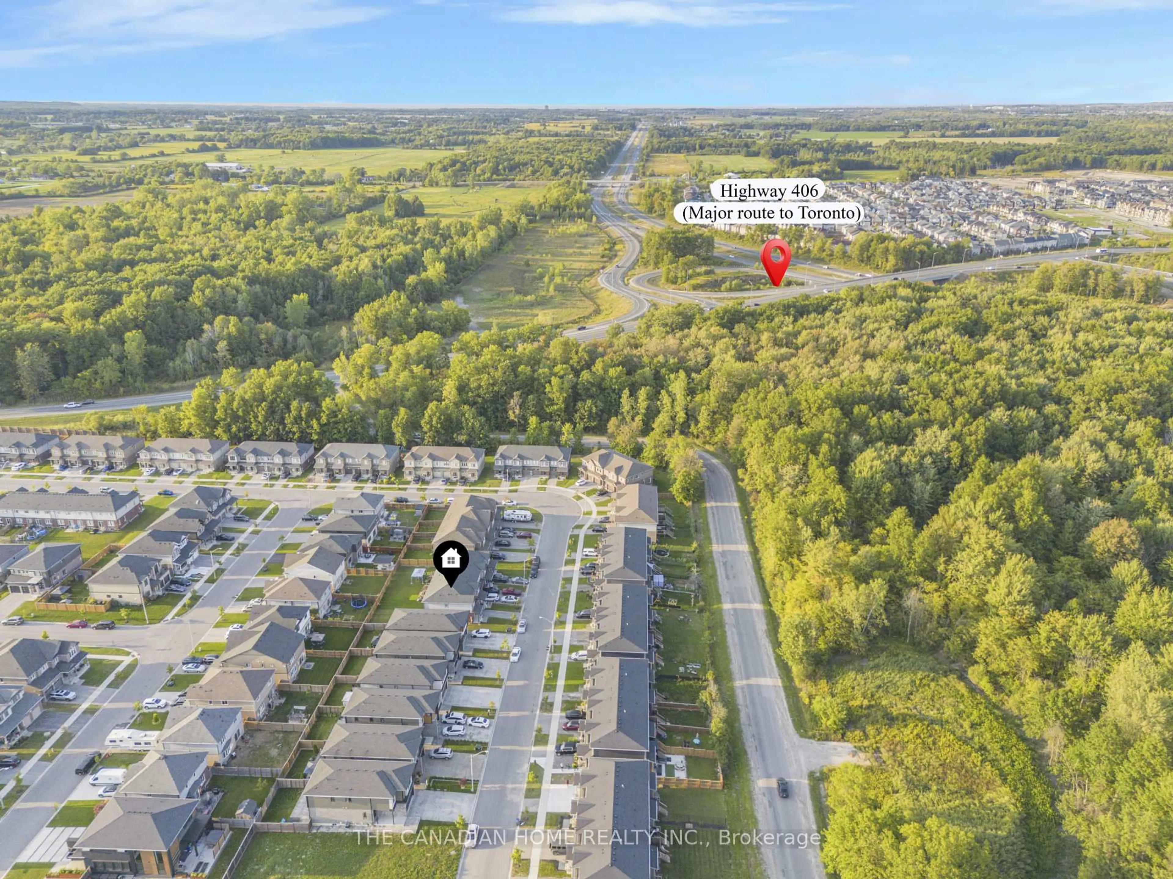 A pic from outside/outdoor area/front of a property/back of a property/a pic from drone, street for 15 Damude Ave, Thorold Ontario L2V 0G6
