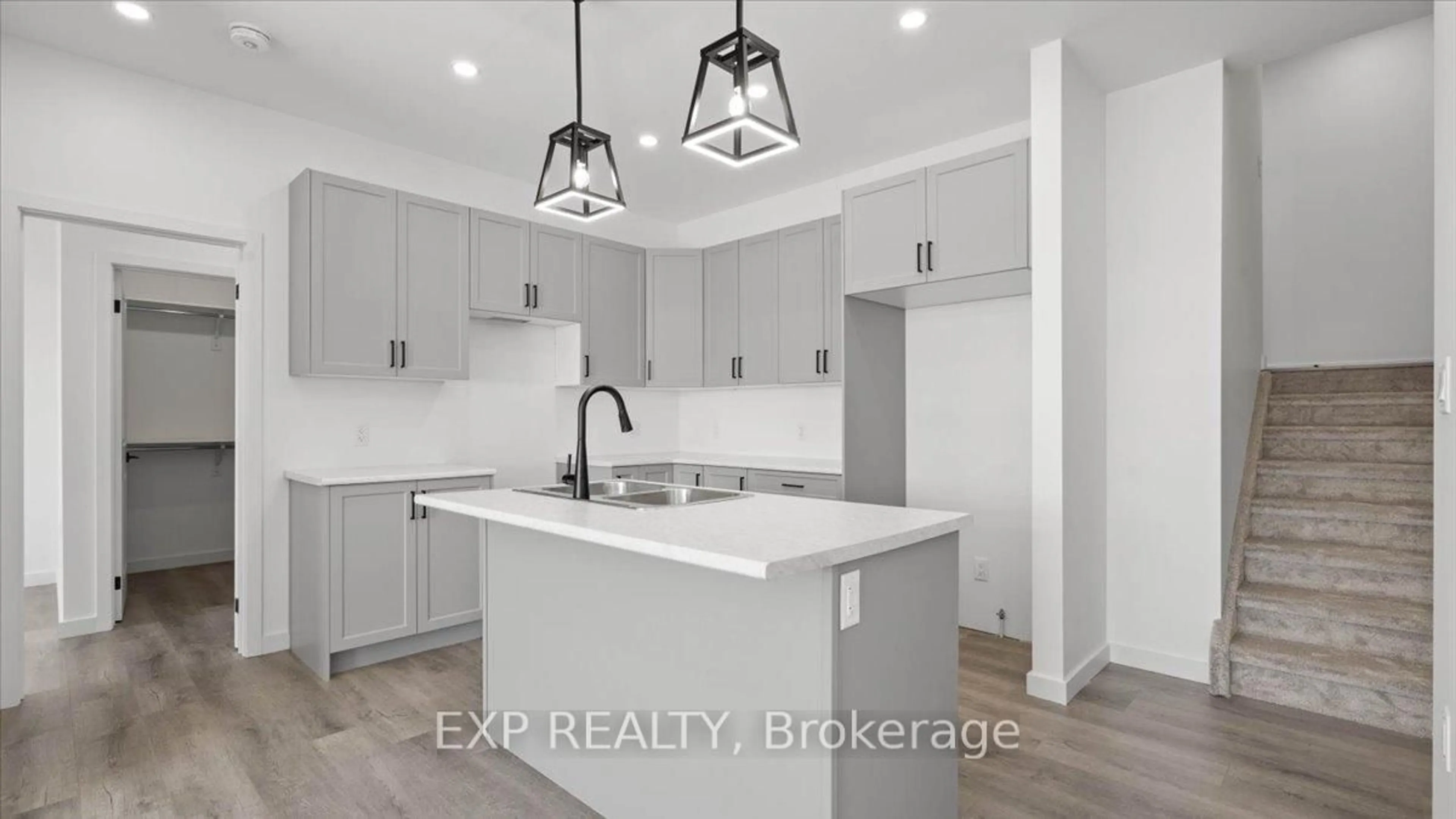 Open concept kitchen, ceramic/tile floor for 15 Summit Cres, Belleville Ontario K8N 0A2