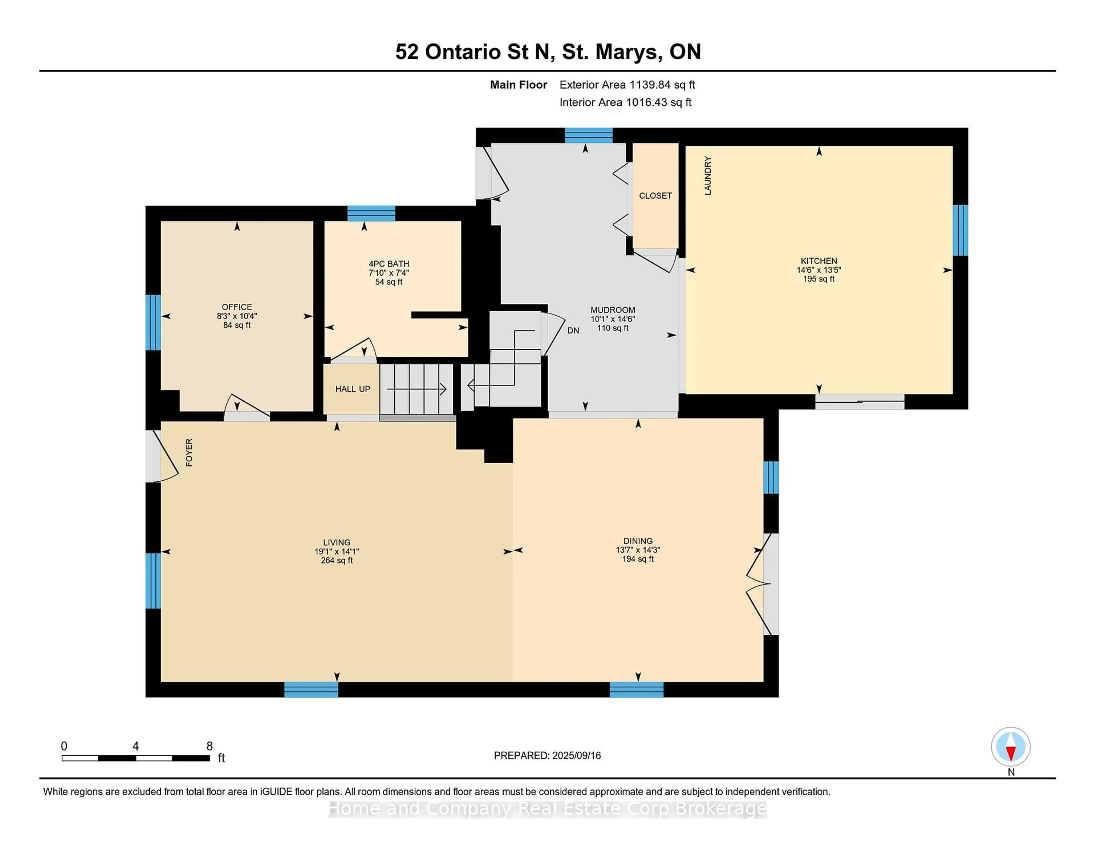 Floor plan for 52 Ontario St, St. Marys Ontario N4X 1C8