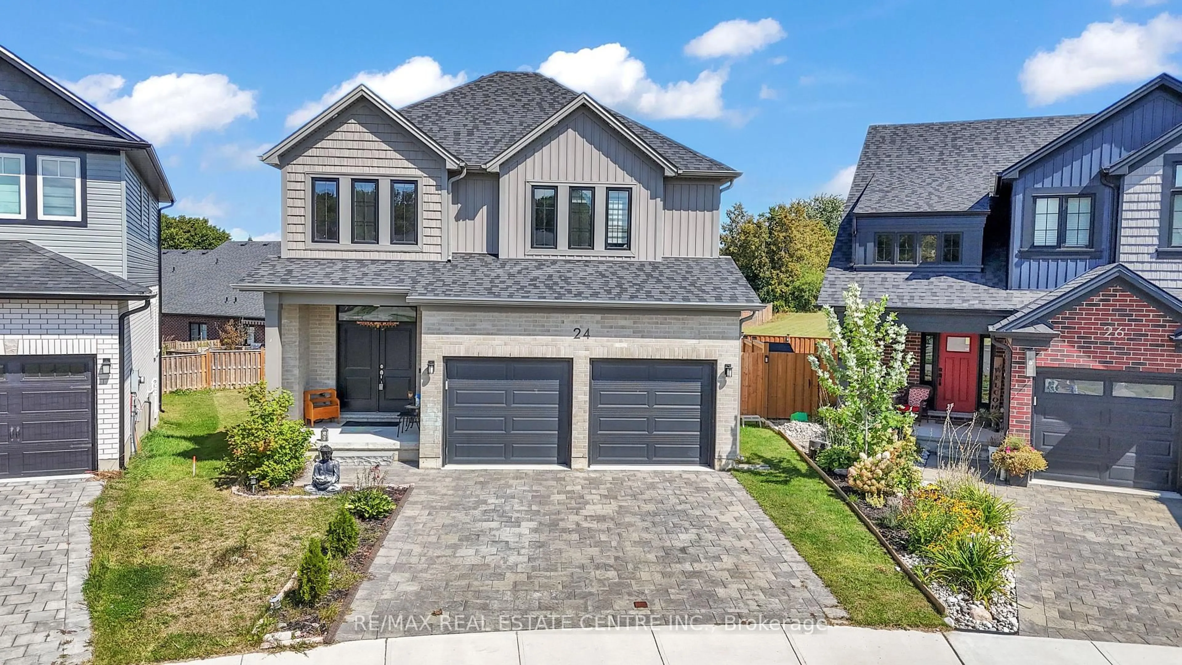 Home with brick exterior material, street for 24 SUTHERLAND Cres, Ingersoll Ontario N5C 0E3