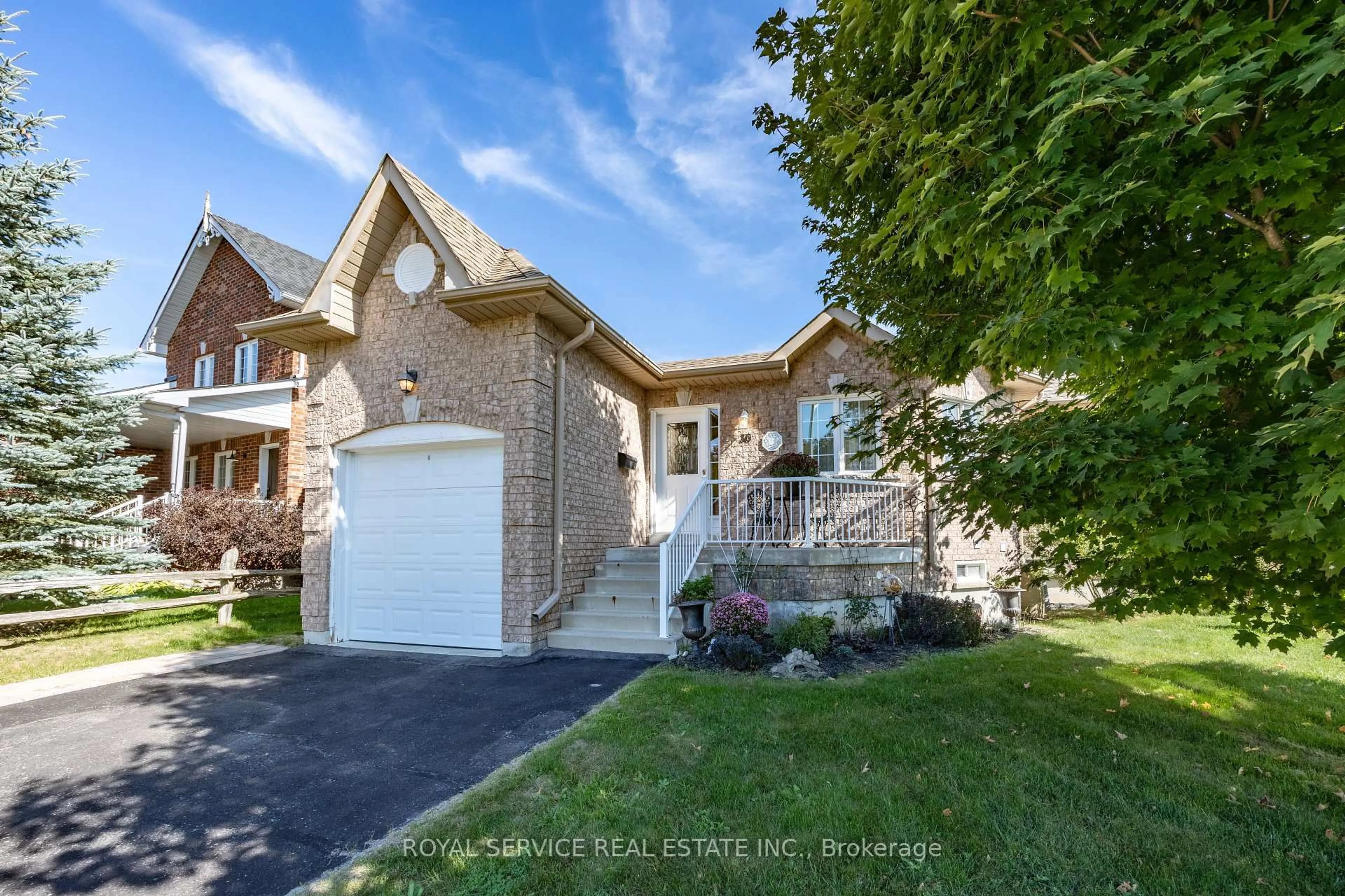 Home with brick exterior material, street for 30 Brookside St, Cavan Monaghan Ontario L0A 1G0