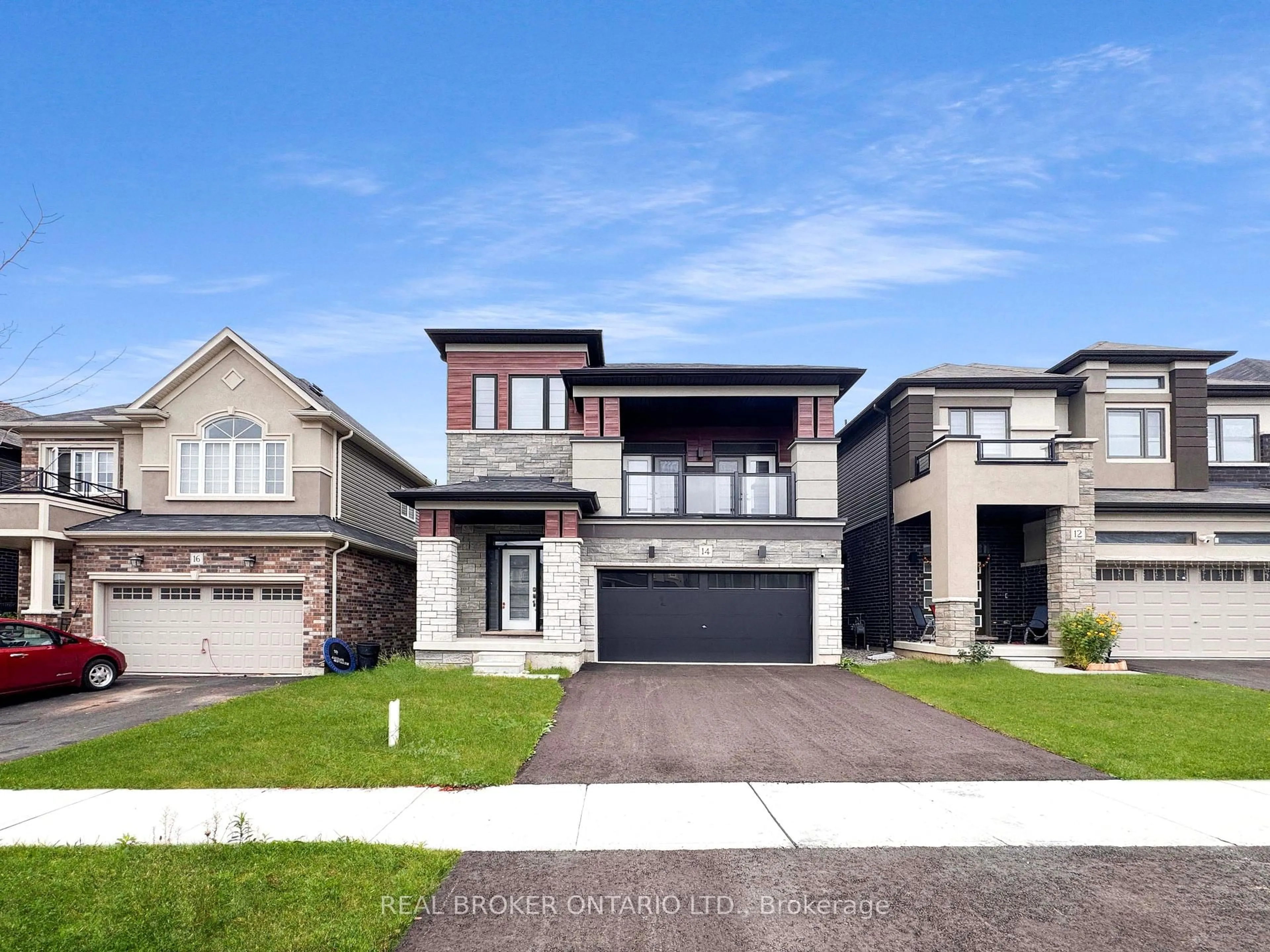 Home with brick exterior material, street for 14 Brewis St, Brant Ontario N3L 3E3