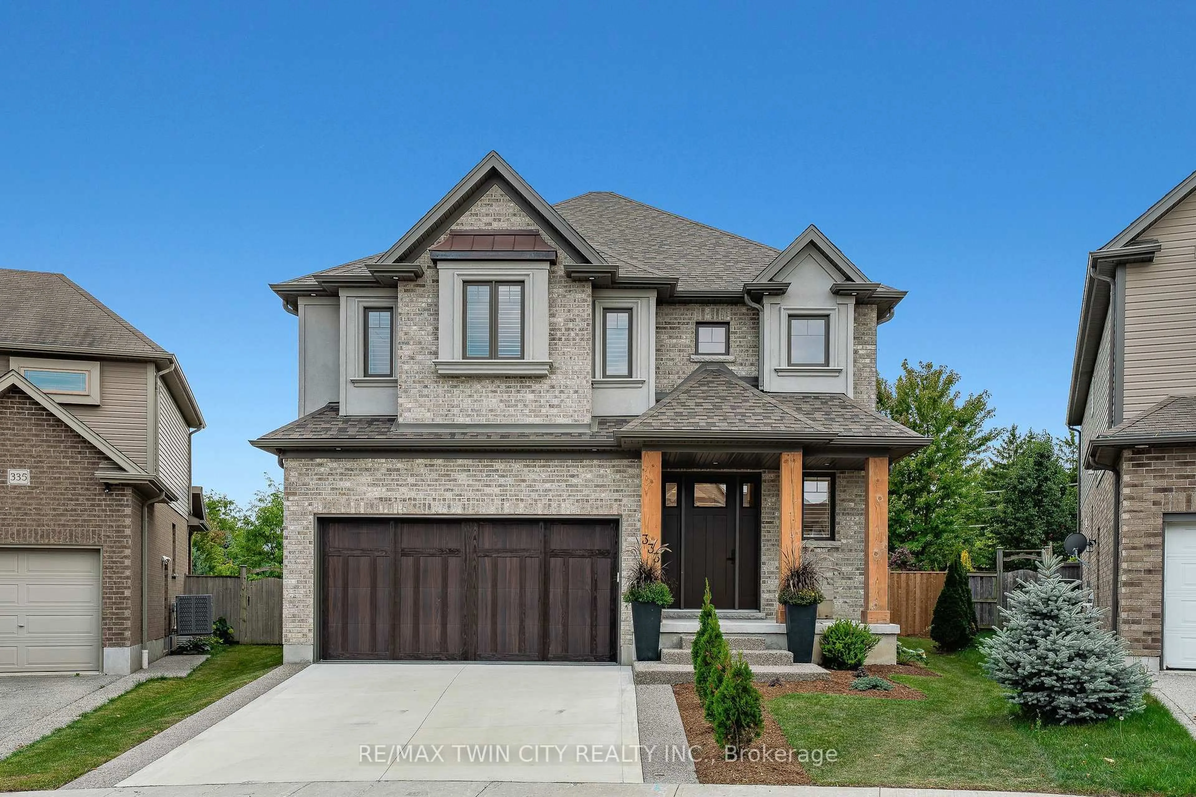 Home with brick exterior material, street for 333 Westpark Cres, Waterloo Ontario N2T 0A3