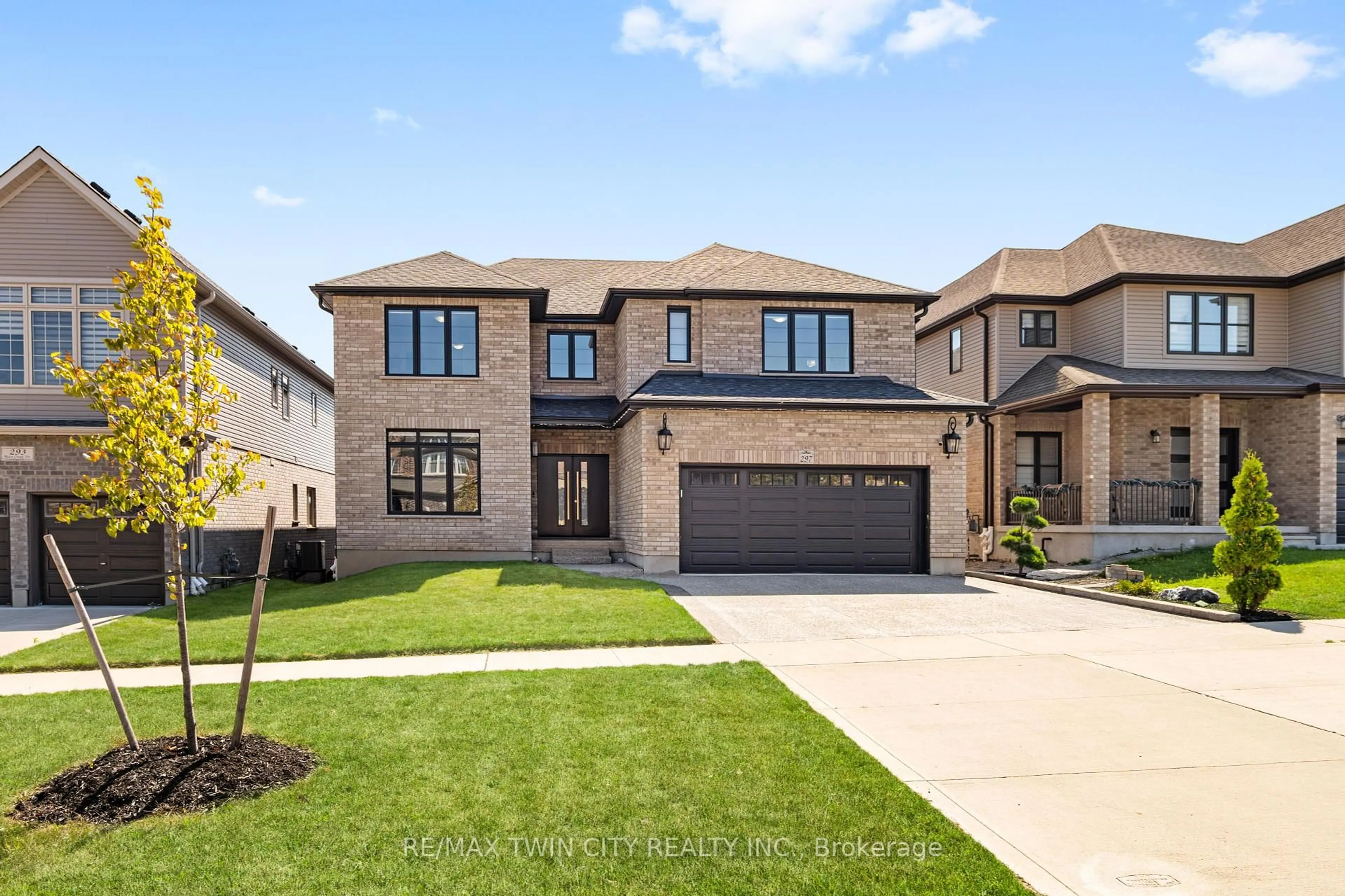 Home with brick exterior material, street for 297 Blair Creek Dr, Kitchener Ontario N2P 0G4
